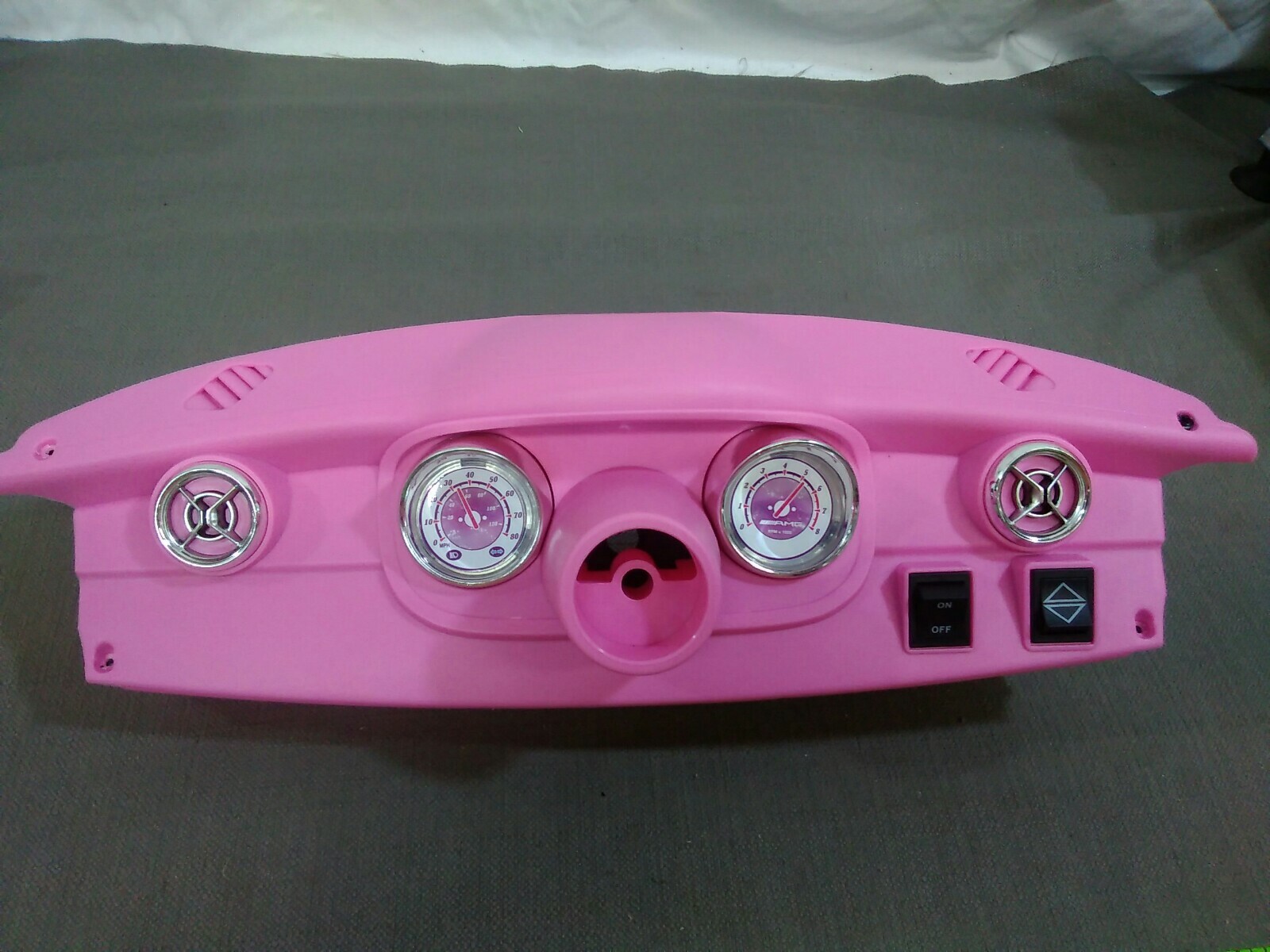 Power Wheels Disney princess Mercedes-Benz AMG 45 pink complete Dash assembly