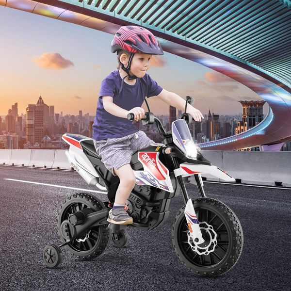 Kids Dirt Bike 12V Electric Off Road Motorcycle Training Wheel Music Toy Xmas US