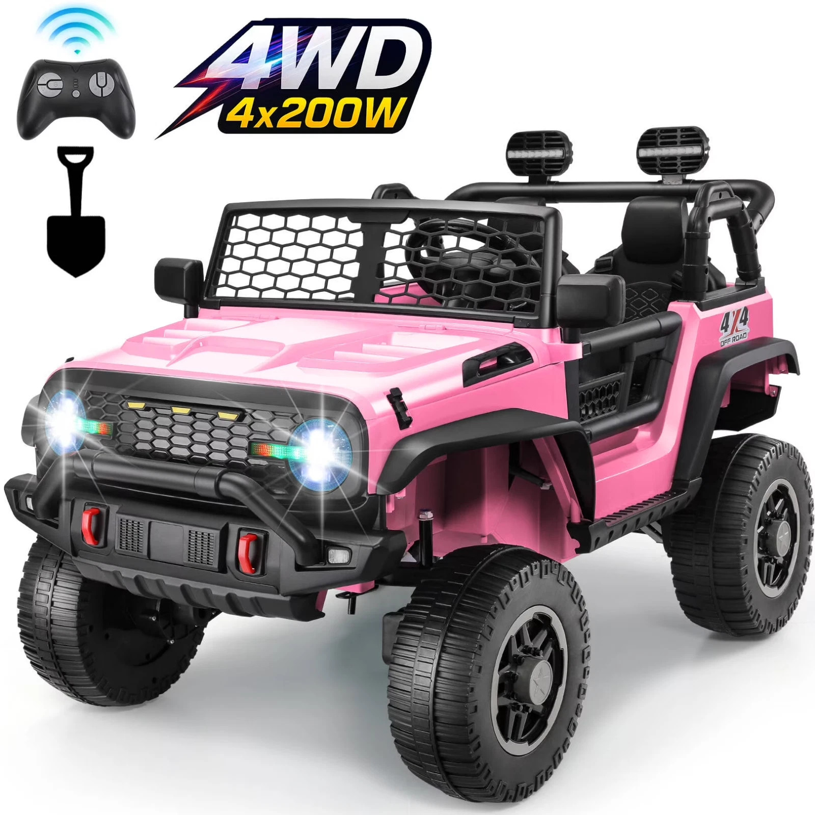 24V Ride on Car 2 Seater Battery Powered Electric Truck 4WD/2WD Remote Control🛒