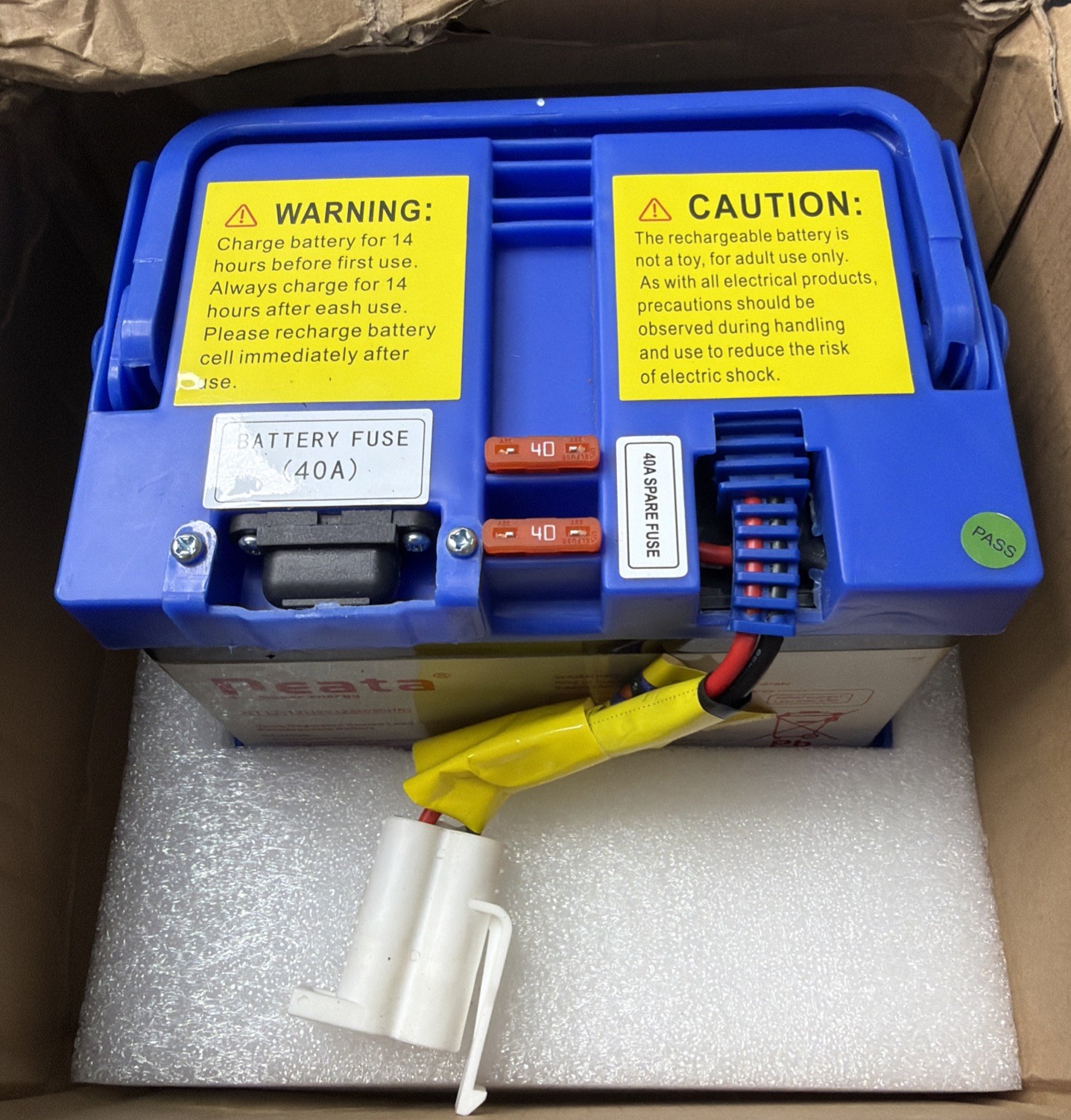 12V Battery Compatibal with for Kids Battery Powered Ride On Action Wheels Di…