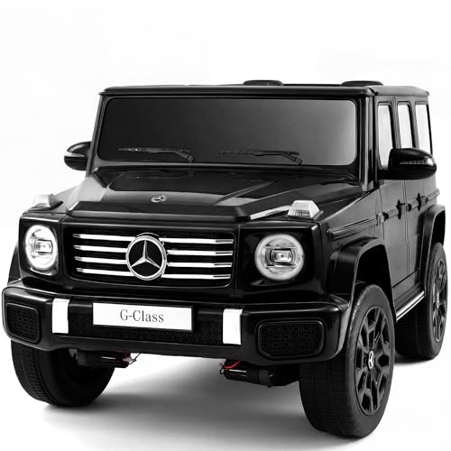 2 Seater 24v Ride on Toys for Big Kids,Mercedes Benz G-Class G500 Black