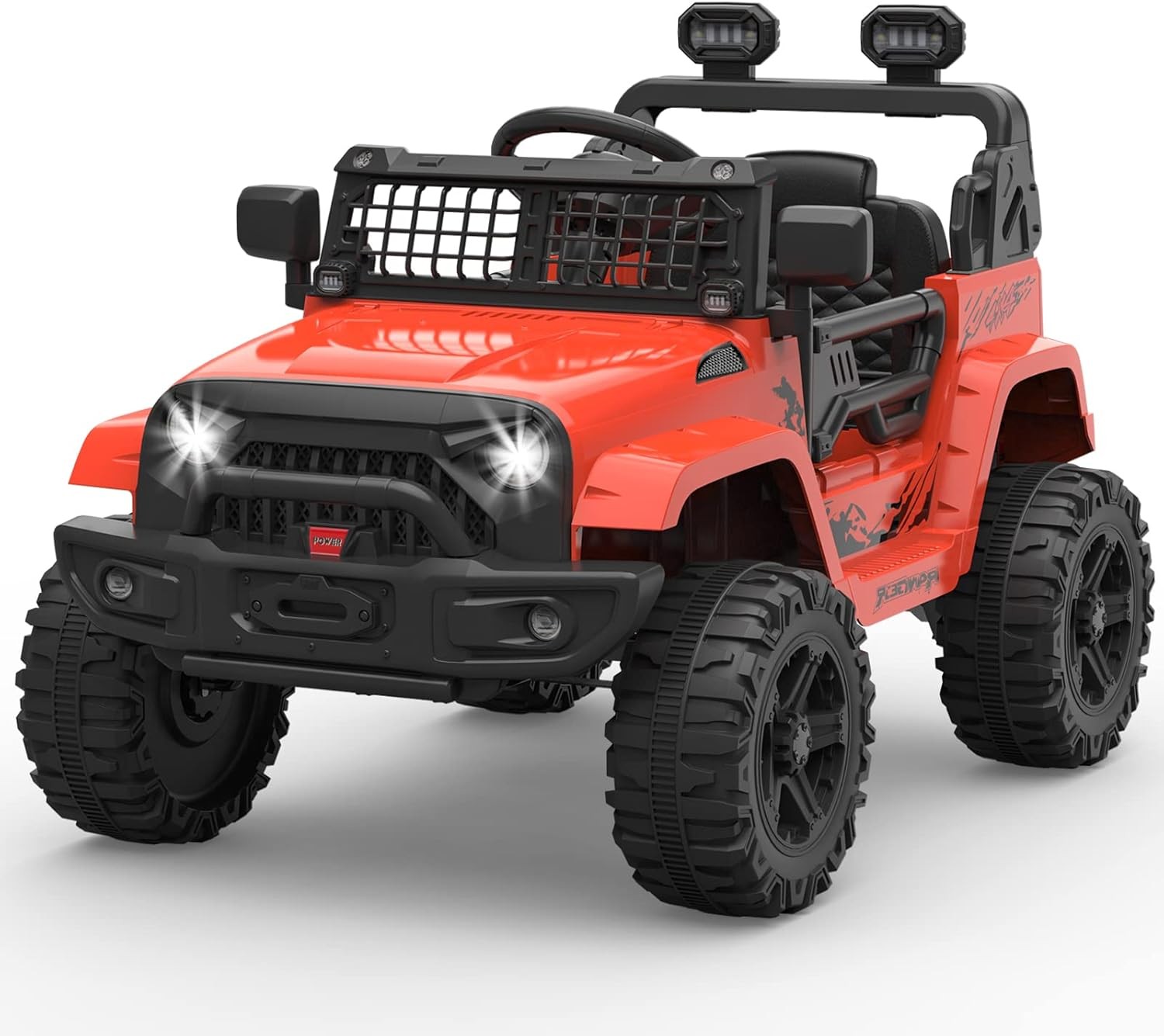 12V Kids Electric Ride On Car Dual 35W Motor Single Seat Outdoor Toy Vehicle