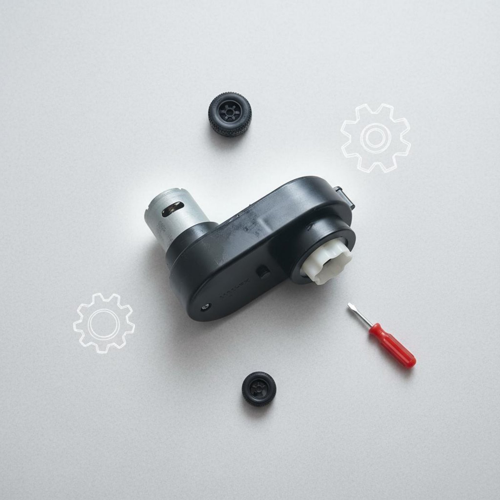 RS540 Engine Gearbox High Rotational Force 12V Kids Car Engine Gearbox 10000