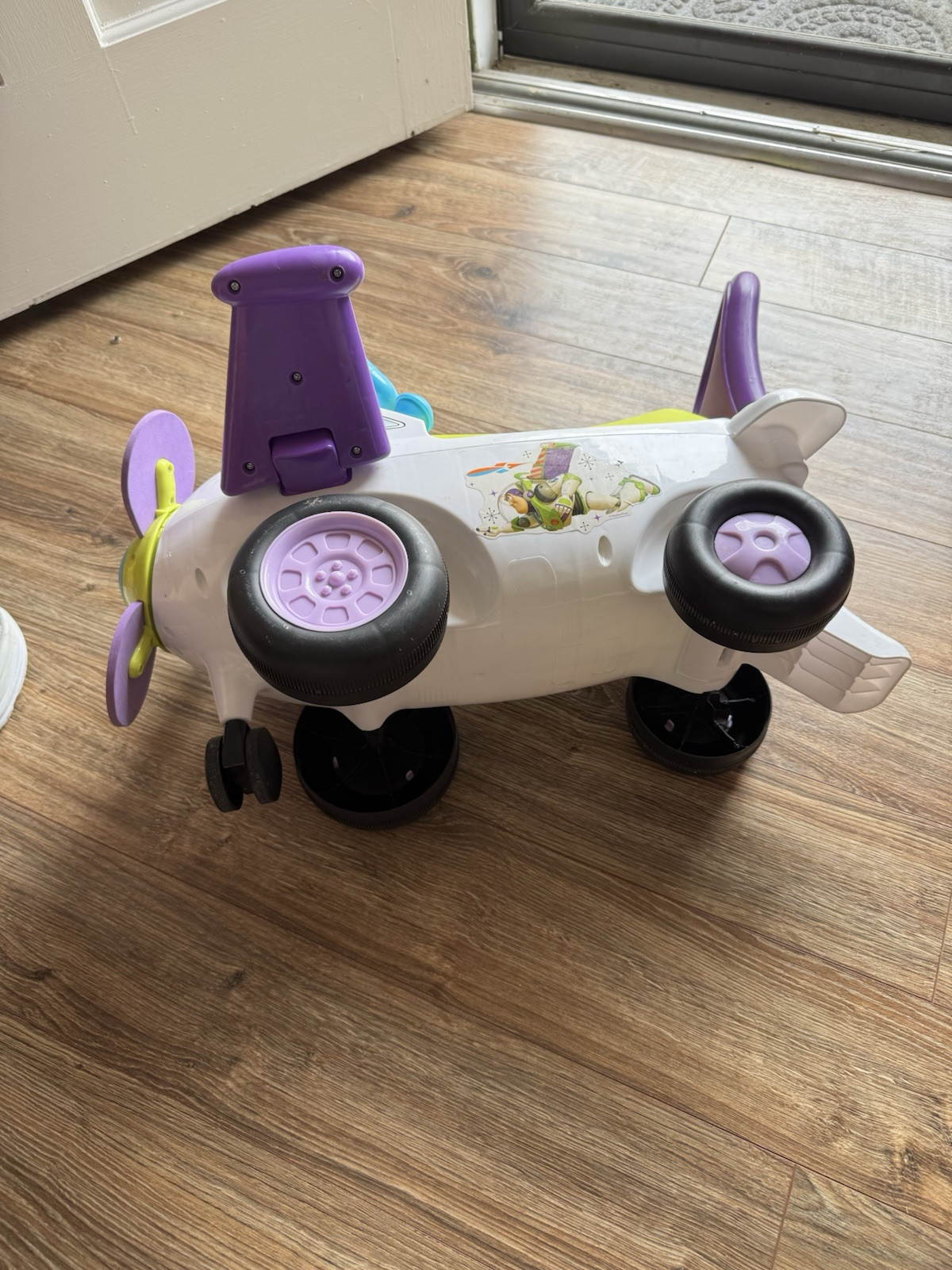 Kiddieland Disney Toy Story 4 Buzz Light year Battery-powered-ride-on Airplane