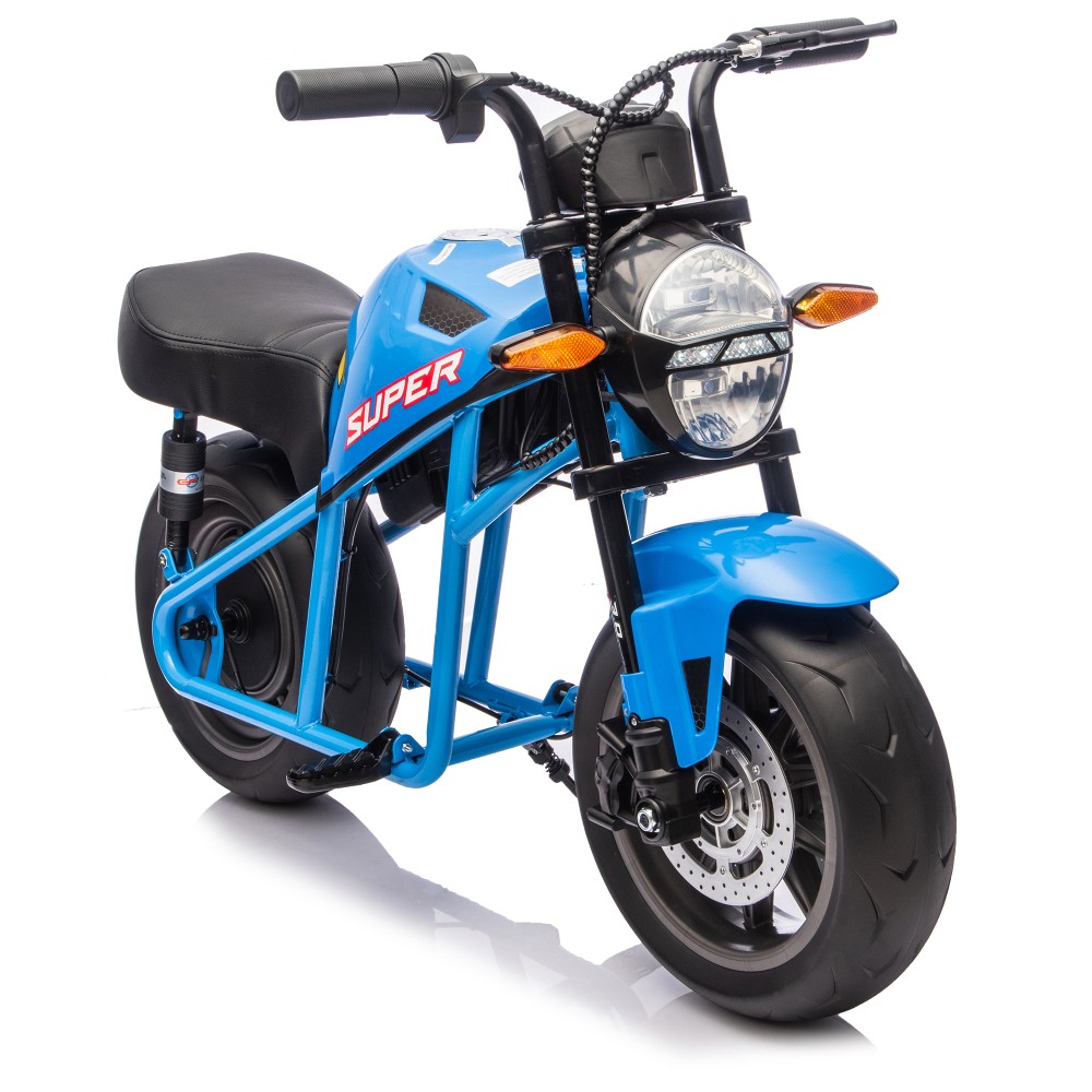 24V300W Kids XL Electric Toy Muscle Motorcycle 11.18MPH Dual Suspension