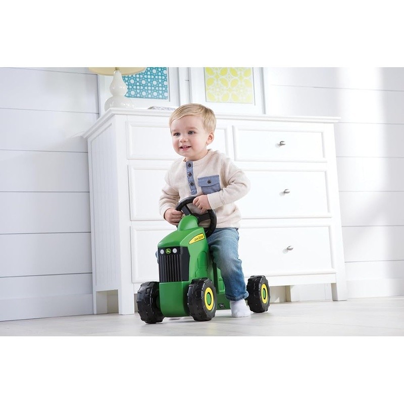 Ride On Toys Sit ‘N Scoot Activity Tractor for Kids Ages 18 Months and Up Green