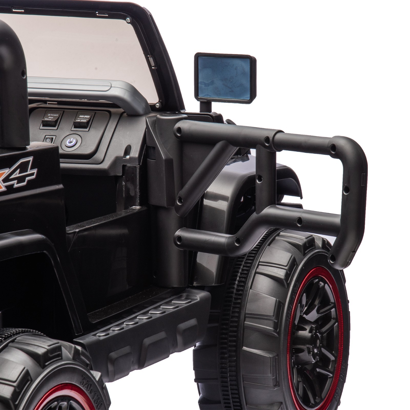24V Kids Ride On Electric Car W/Parents Control,2WD,Rear suspension for Aged 3-8