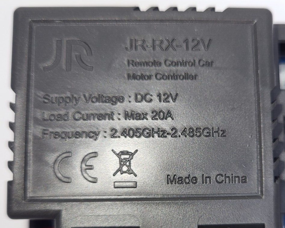 B Socket JR-RX-12V Receiver Match 2.4Ghz 7 Pin Red Plug