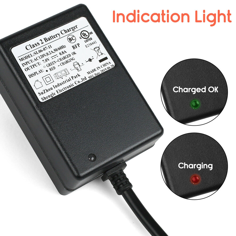6V Battery Charger for Kids Trax and More Neata Reata NT6-4 6V 4.0 AH Power 6ft
