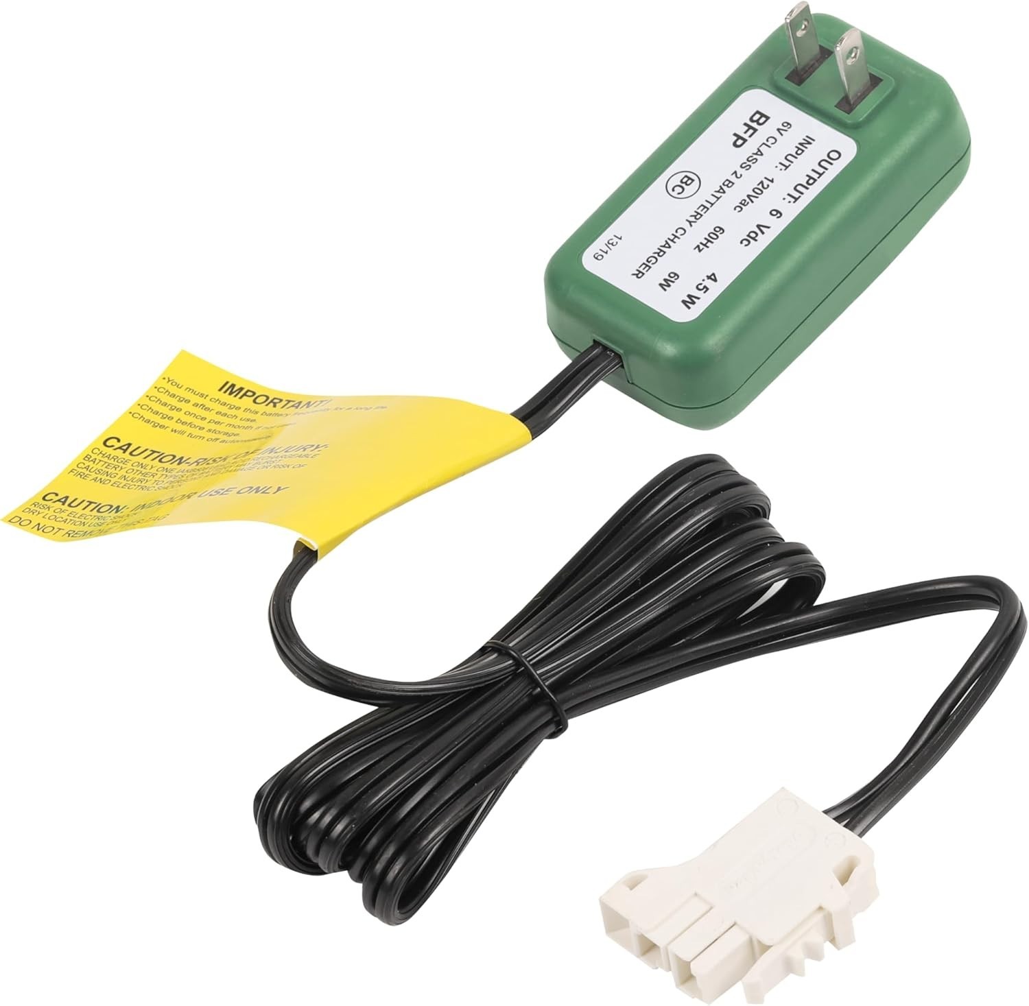 Durable 6V Battery Charger for Case IH Lil Tractor & Santa Fe Train Ride-On Cars