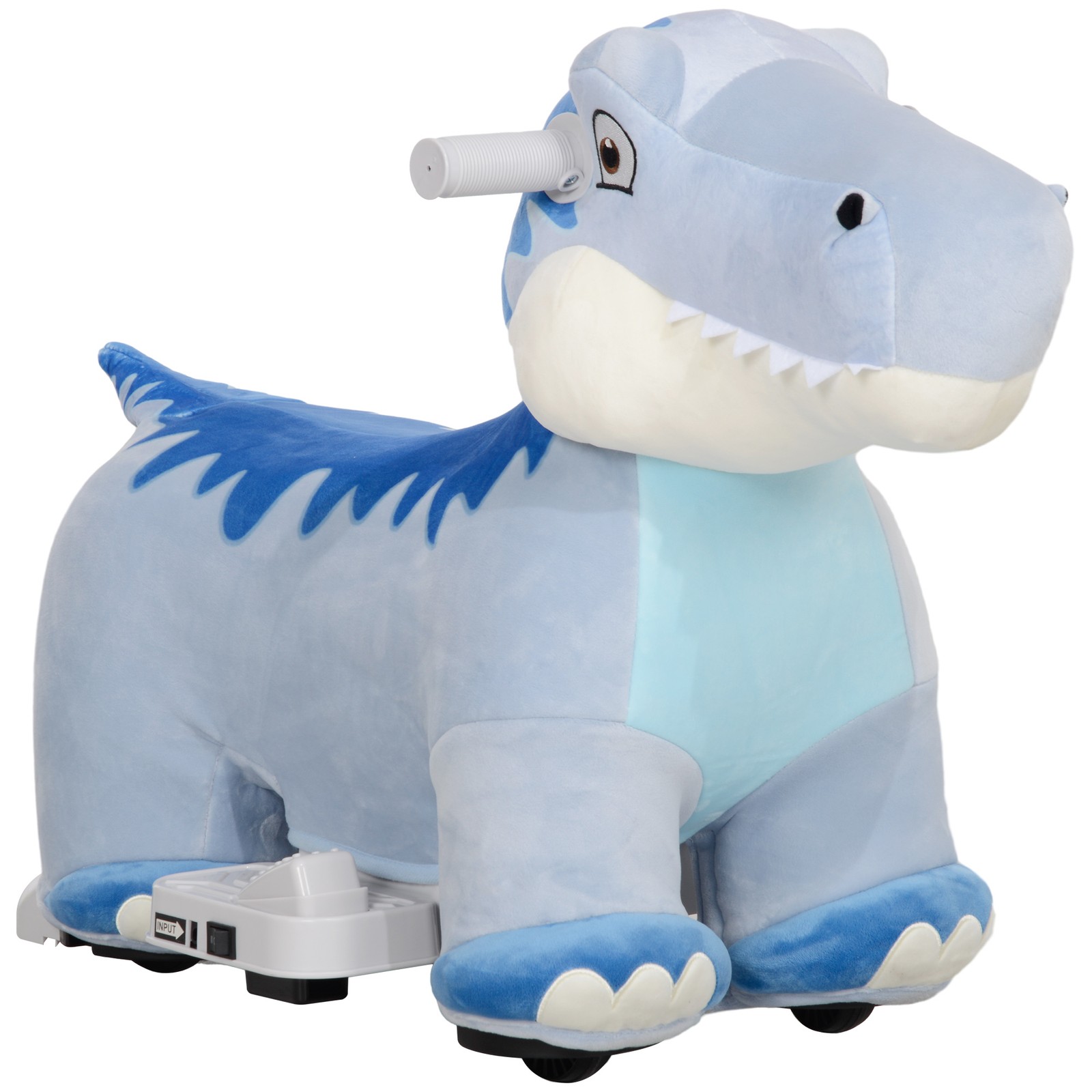 6V Kids Electric Ride on Animal with Music Forward, Blue