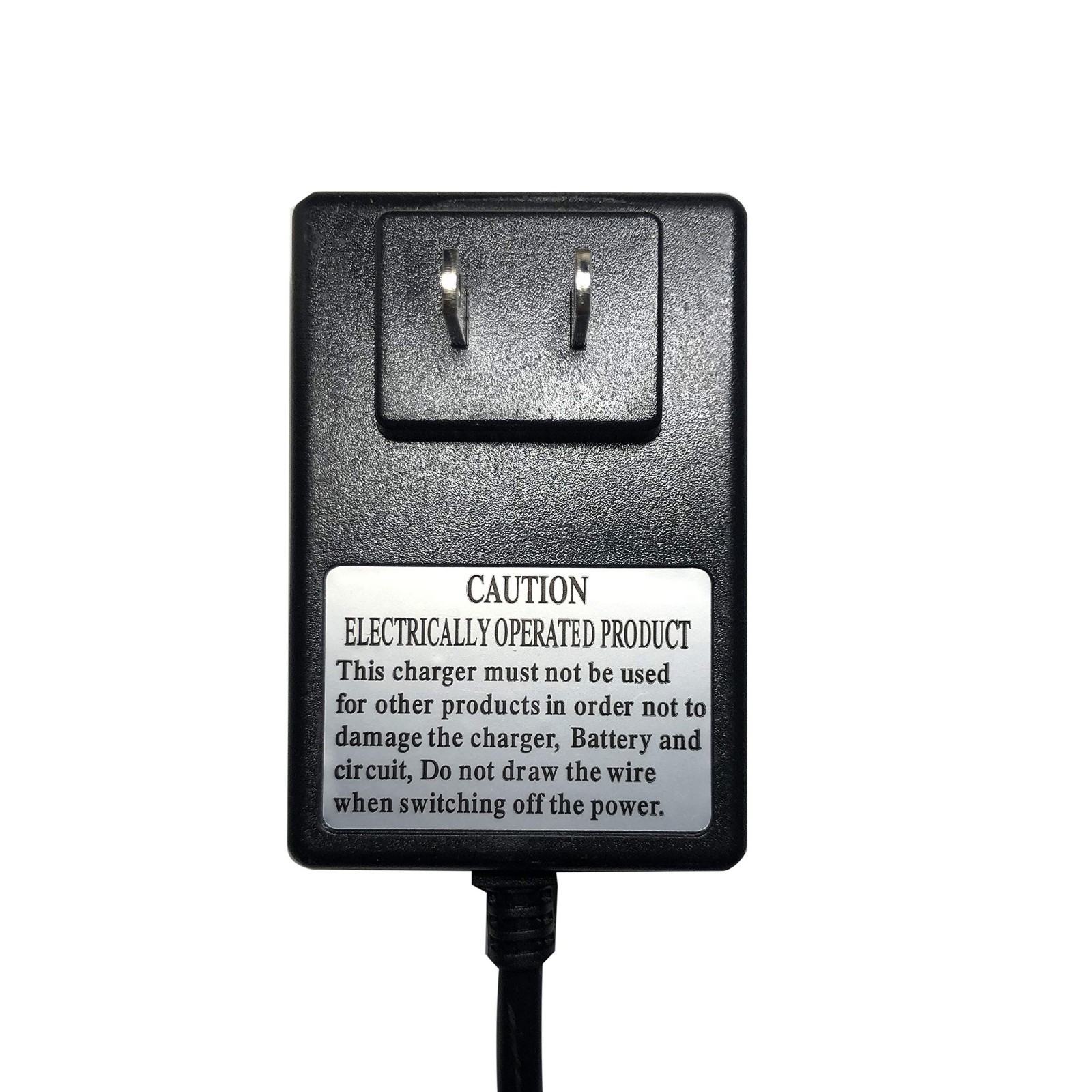 12V Battery Charger for Ride-On Toys, Electric Cars, UL Listed Power Supply Adap