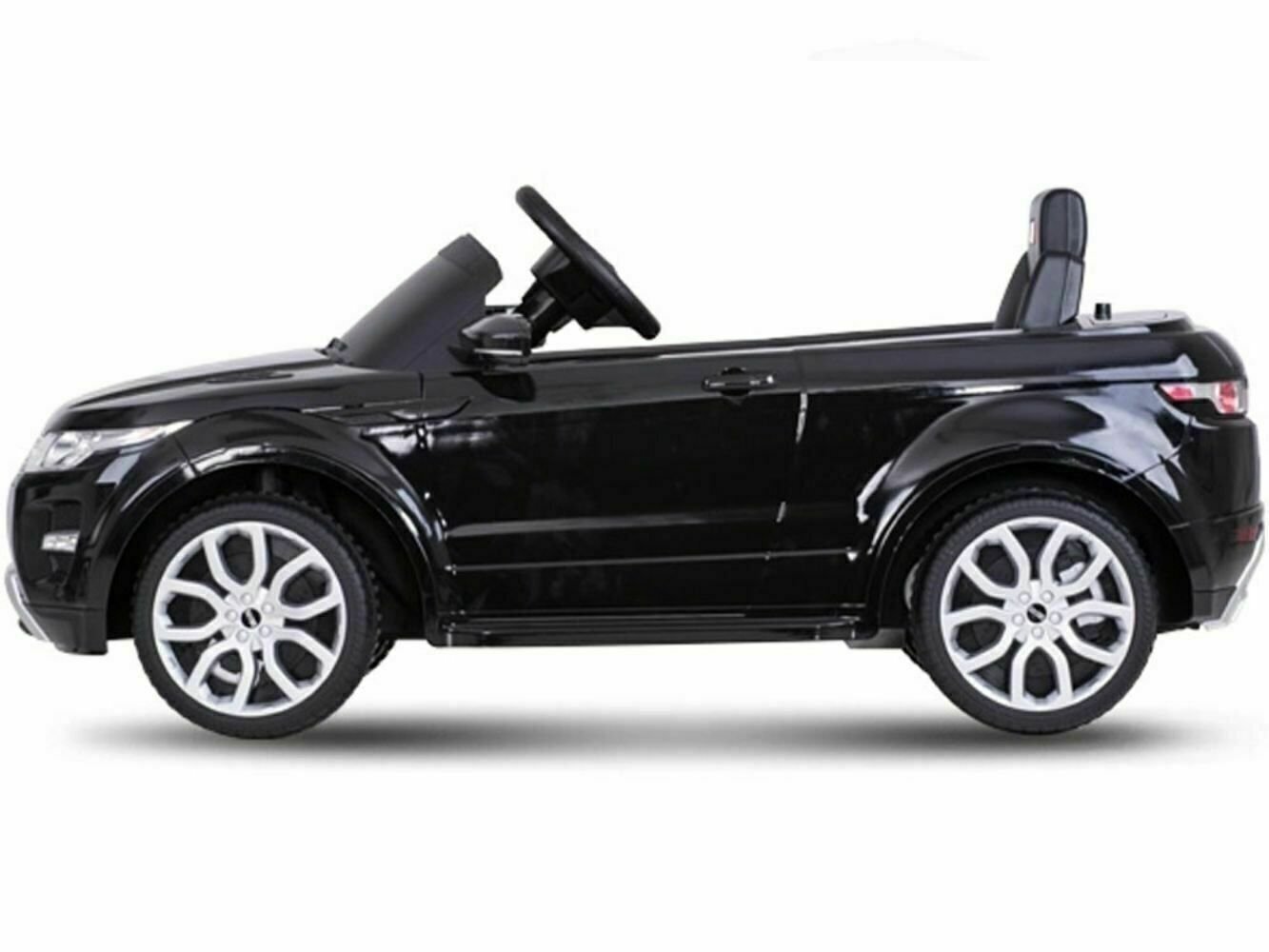 Kids Rastar Land Rover Evoque SUV 12v Black Remote Controlled w/MP3 Connection