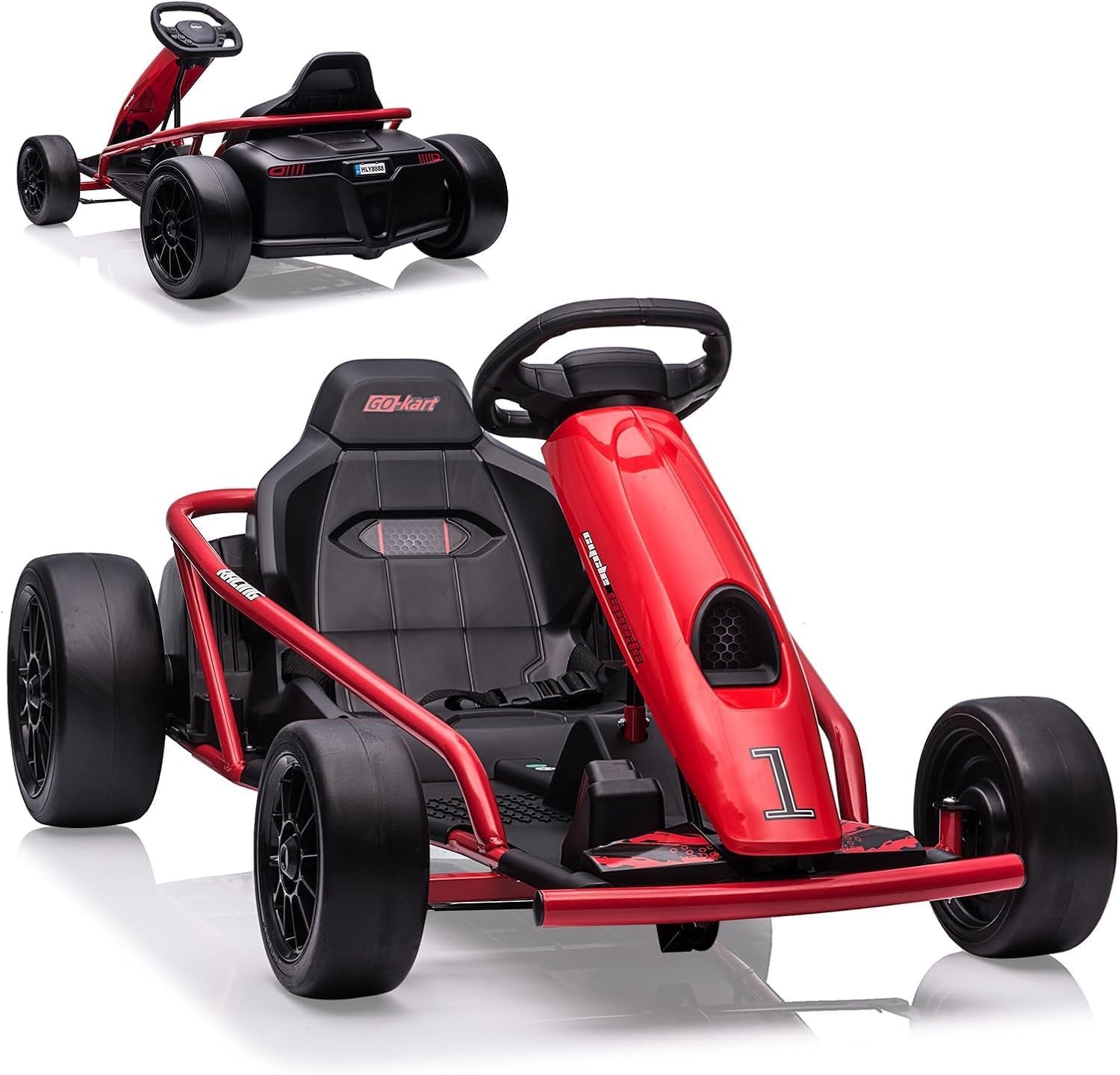 🔥🔥24V Go Kart 300W*2 Extra Powerful Motors 9Ah Large Battery for Kids 8-12 Yea