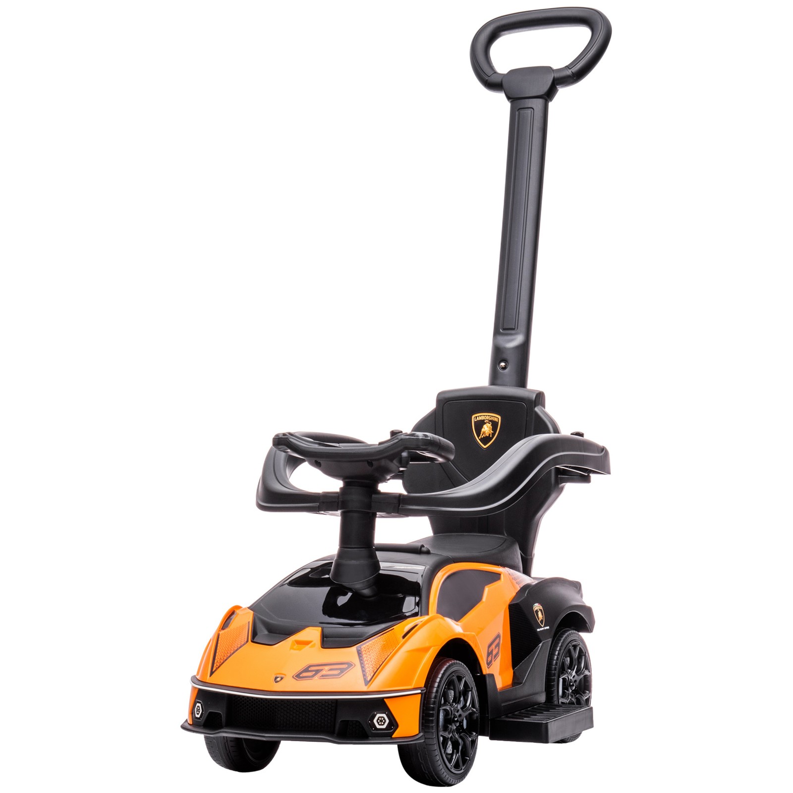 2 in 1 Ride on Push Car Essenza SCV12 Licensed Toddler Sliding Car Manual Orange