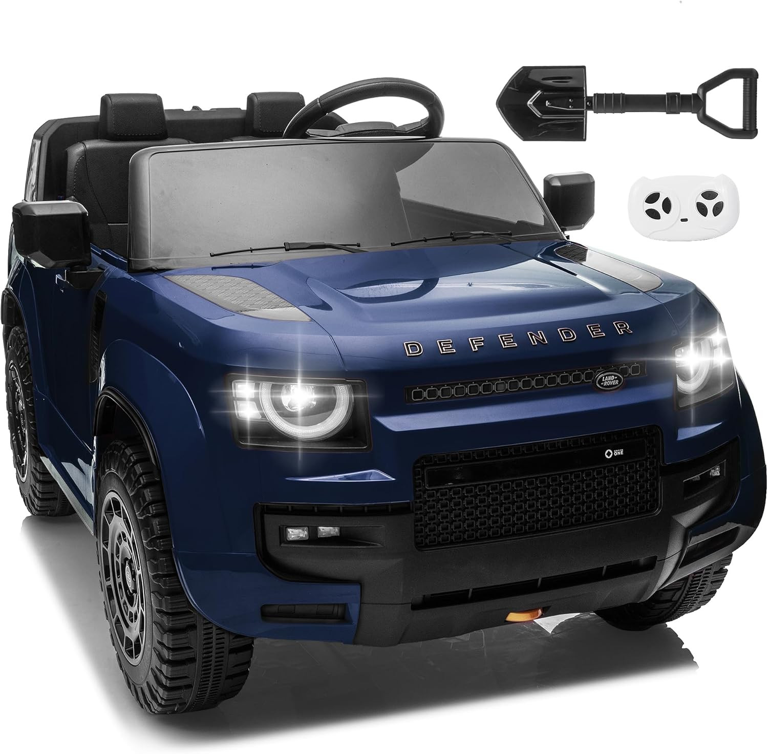 24V 4 MPH 2-Seater Licensed Land Rover Defender Octa Ride on Car with Parent Rem