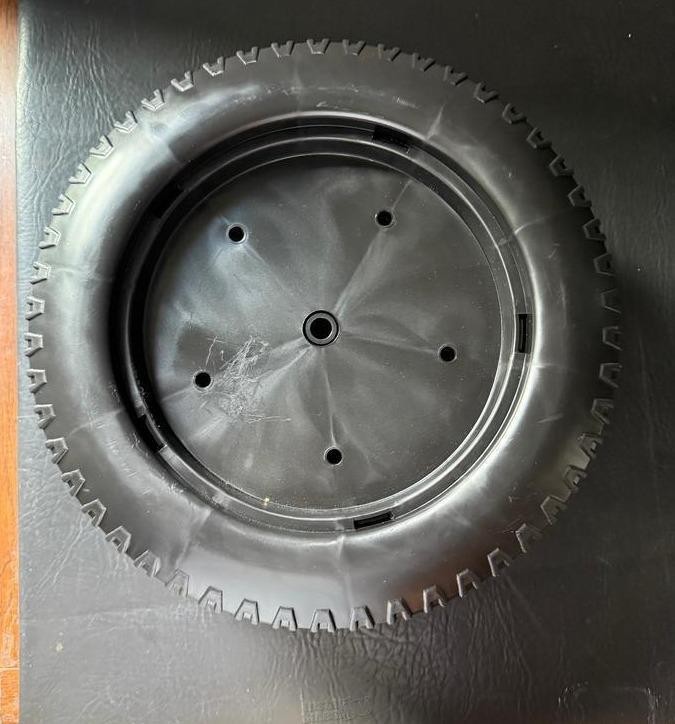 Replacement 13in Plastic Rear Wheel Tire for Kid’s Rideable Electric Car Toy