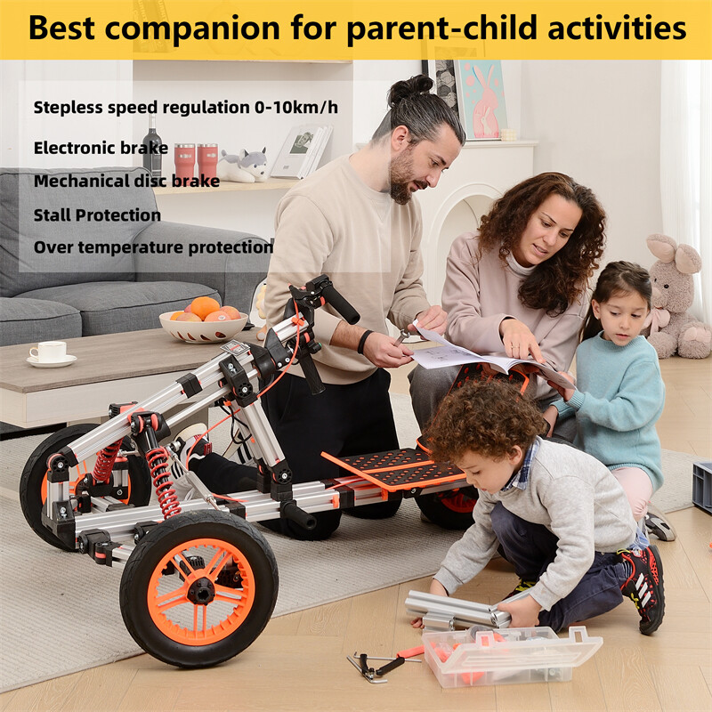 Electric Innovation Kart 20+ Assembly Methods Parent-Child interaction w/ S-kit