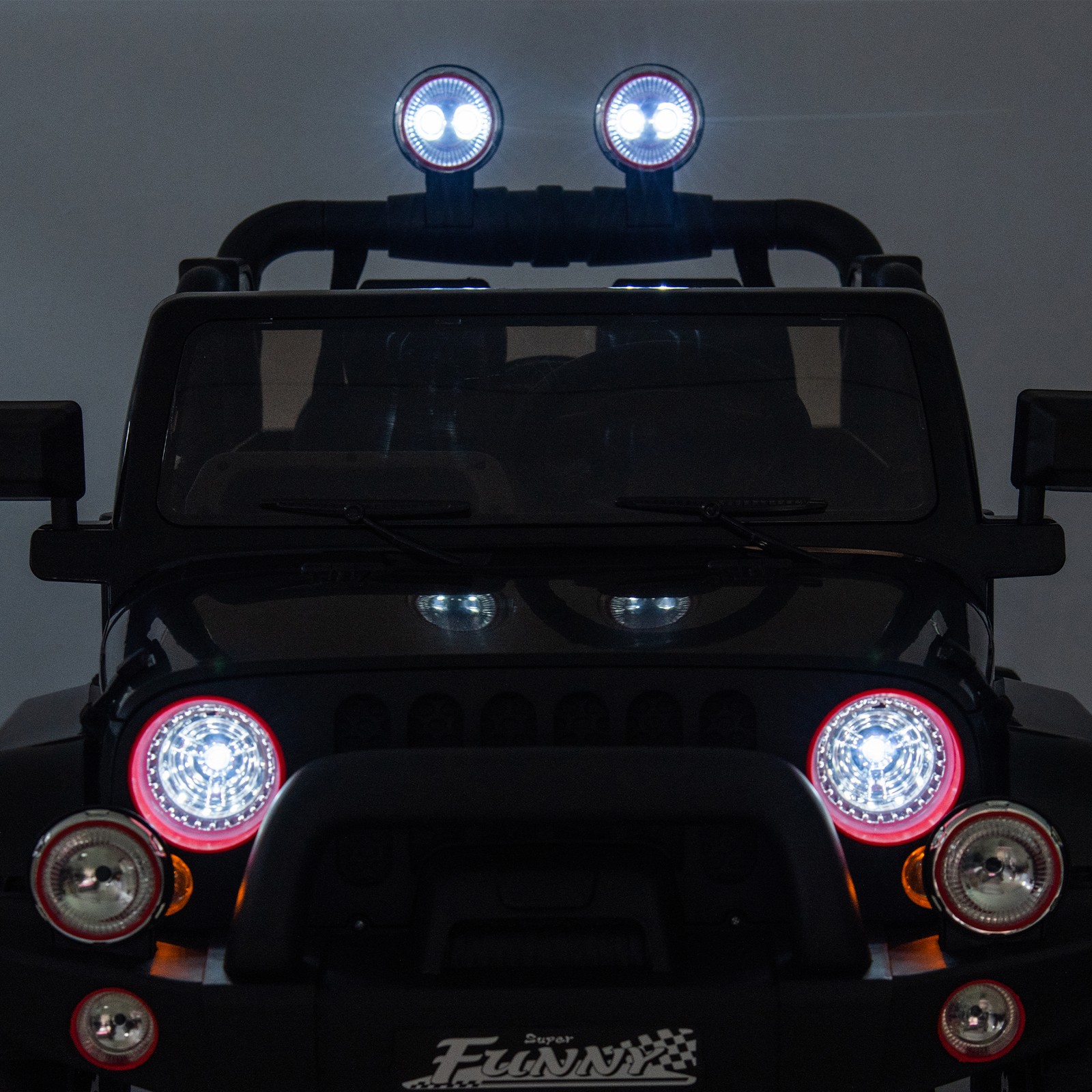 24V Kids Ride On Electric Car Provide a speed of 2.5-4MPH for Aged 3-8 Black