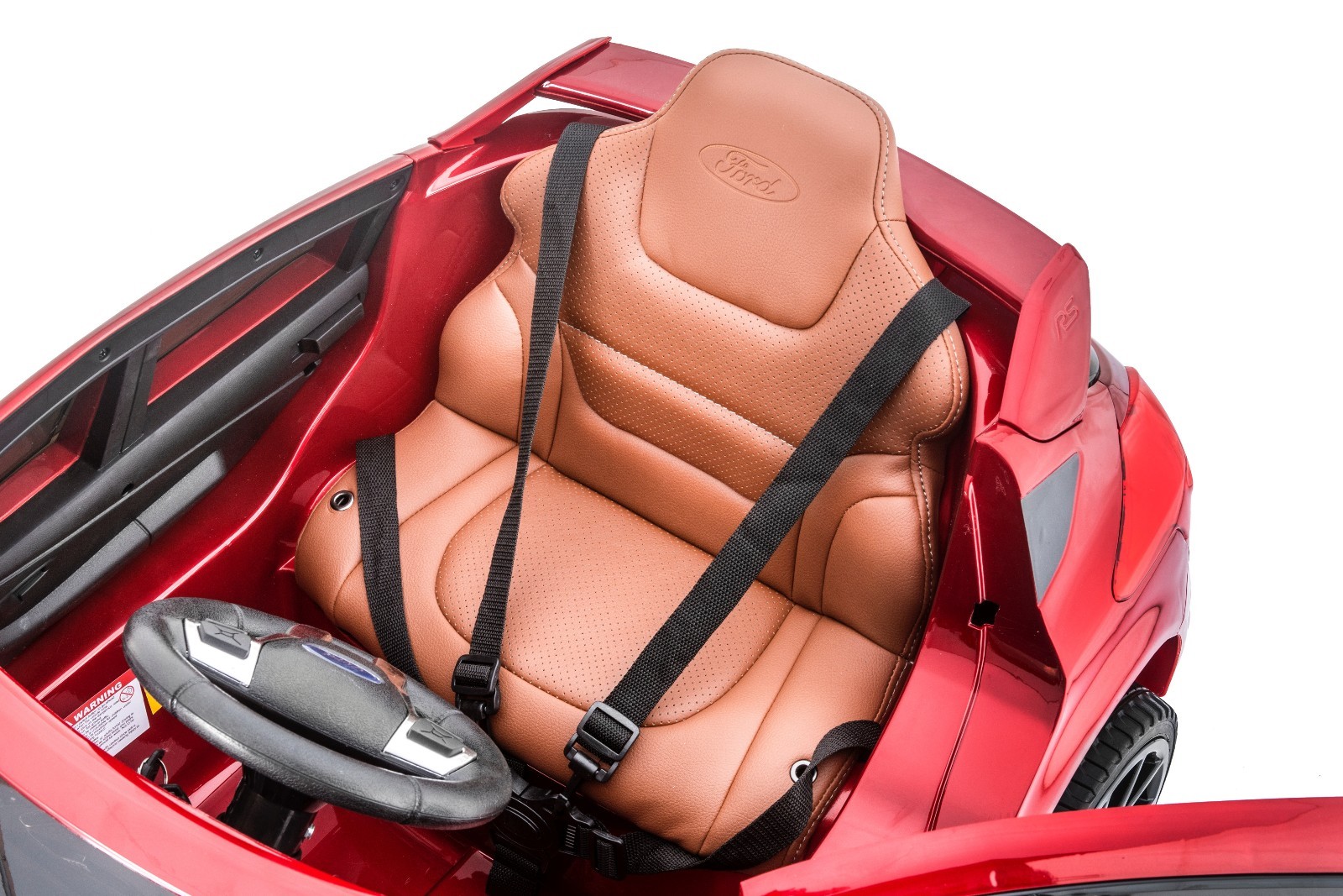 SUPERtrax® Licensed Ford Focus® RS Kids Ride on Car – Race Red