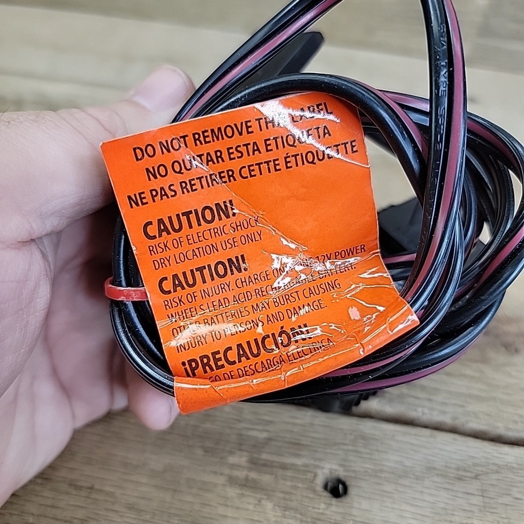 OEM Factory 12-Volt Charger for Power Wheels Fisher Price No. 00801-1778