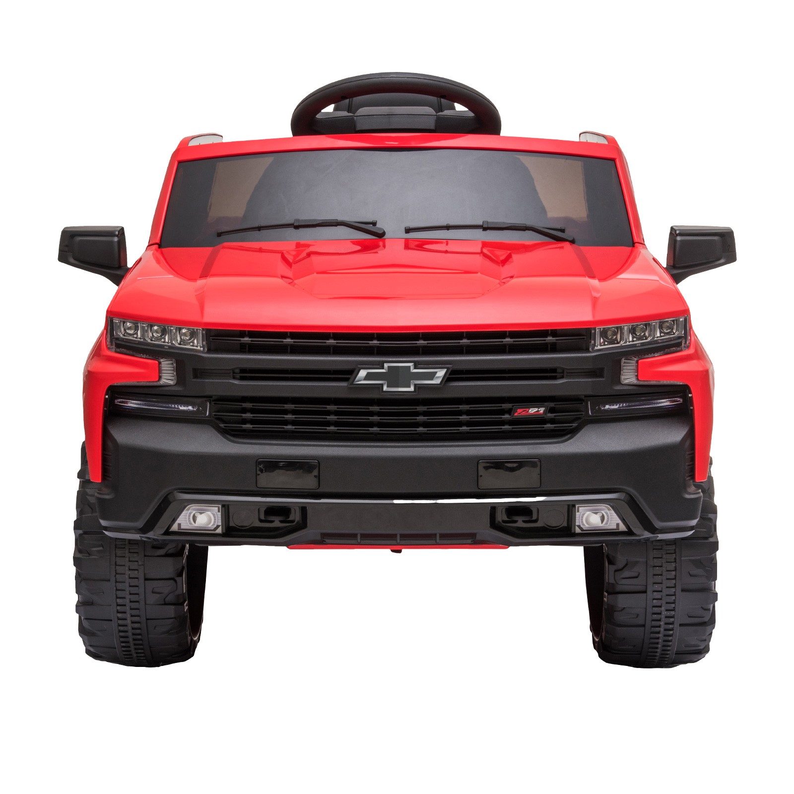 Licensed Chevy Silverado 12V Kids Ride On Truck Remote LED Music Outdoor