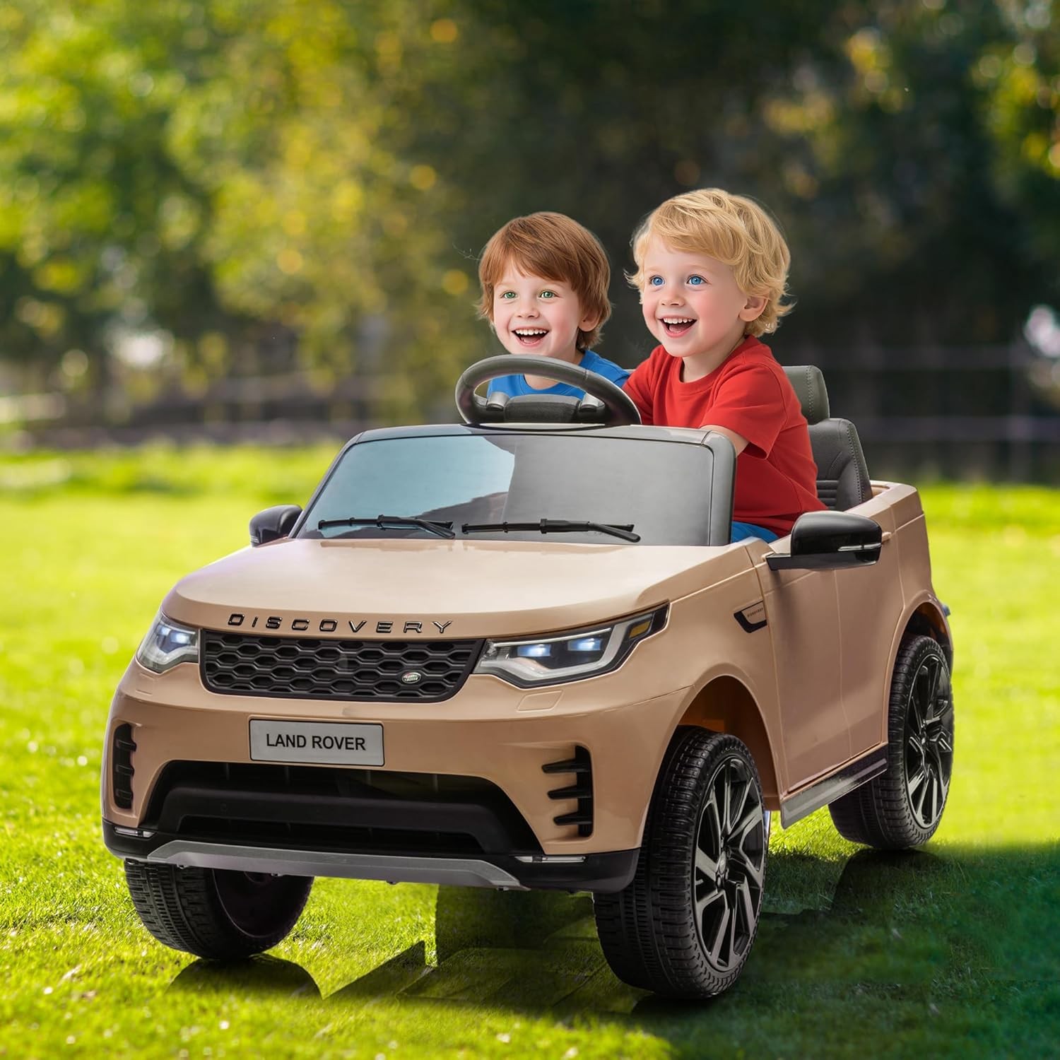 Licensed Land Rover 12V 2-Seater Ride-On Car W/ Parent Remote Control Multicolor