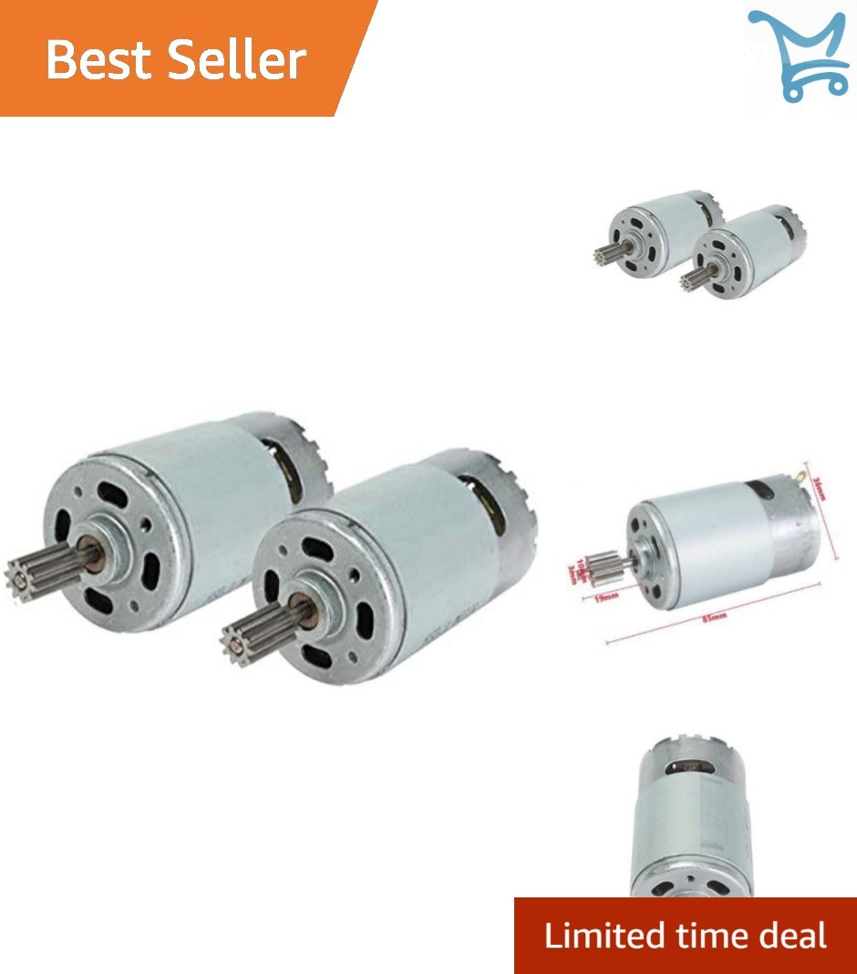 Electric Motor 24V 35000RPM for Kids Ride On Car Replacement Parts
