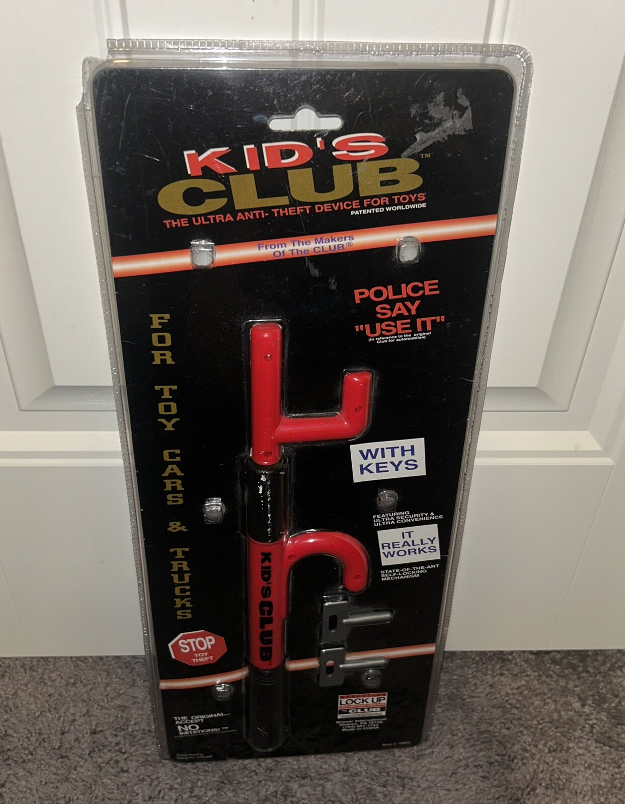 Club Anti-Theft Device For Kids Big Wheel Cars – Sealed/Brand New