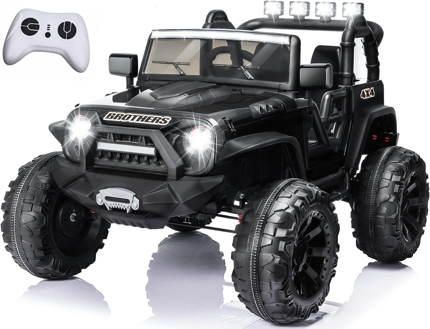 24V Battery Powered Off-Road Jeep Toy with Remote Control 400W Electric Vehicle