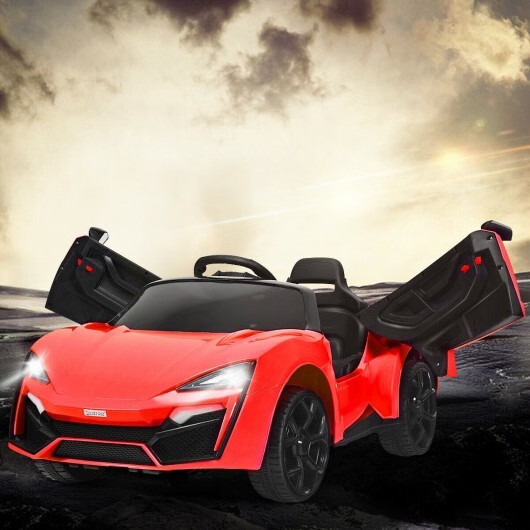 12V Kids Ride-On Car 2.4G RC Electric Vehicle w/ LED