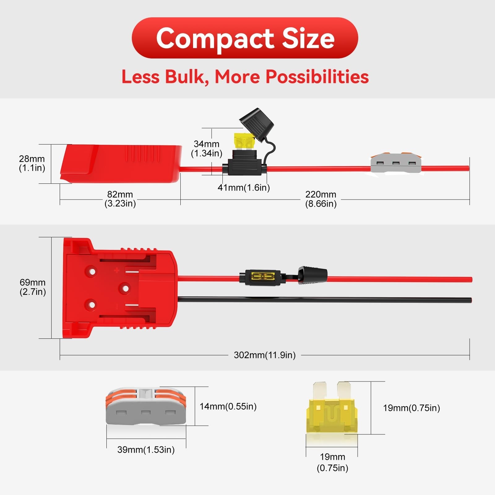 4-Pack Power Wheels Battery Adapter for Milwaukee M18 – DIY RC Car Converter, 12