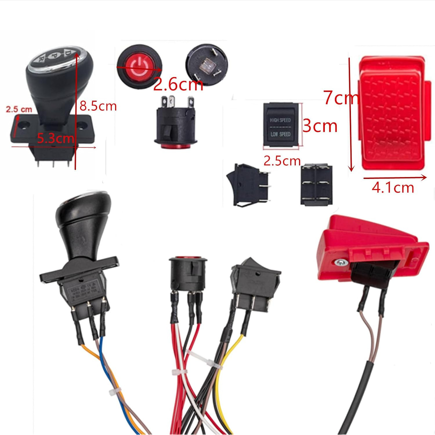24 Volt DIY Wires Harness Conversion Kit for Kid’S Ride on Toys Car,2.4G Set of
