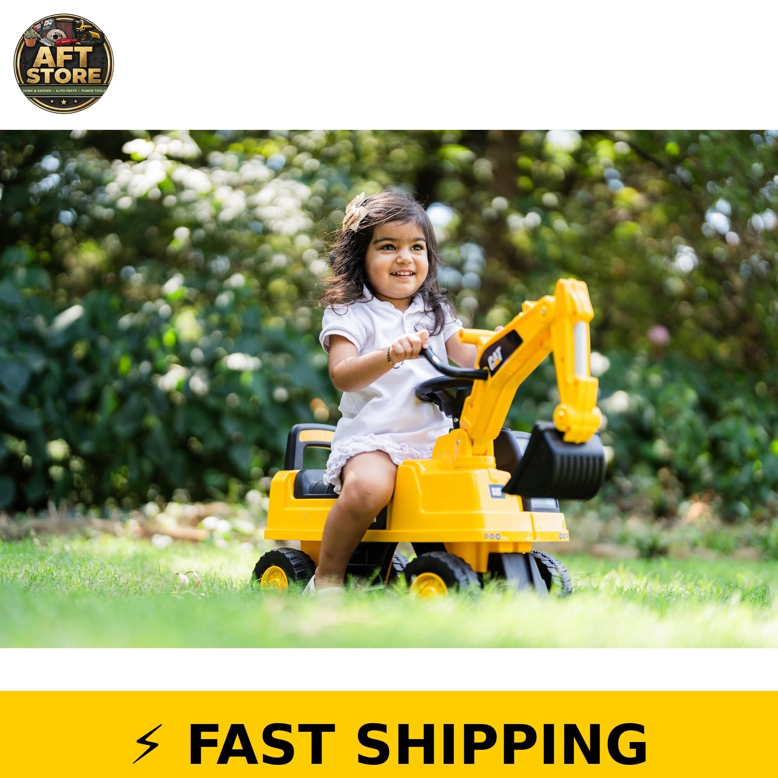 Best Ride On Cars CAT Excavator Push Car for Kids