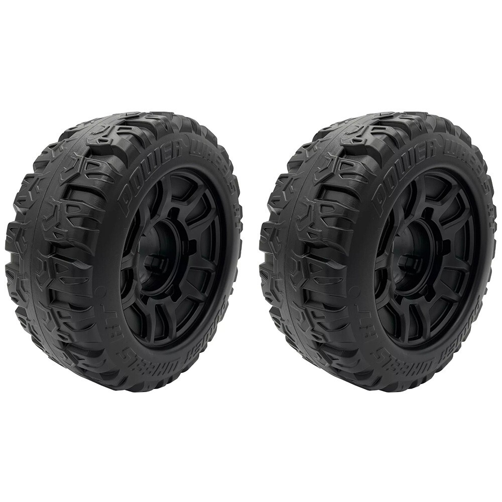 (2) Genuine Power Wheels 3900-8587 Jeep Wheel Preschool For HMB23 HPP70 HVW97