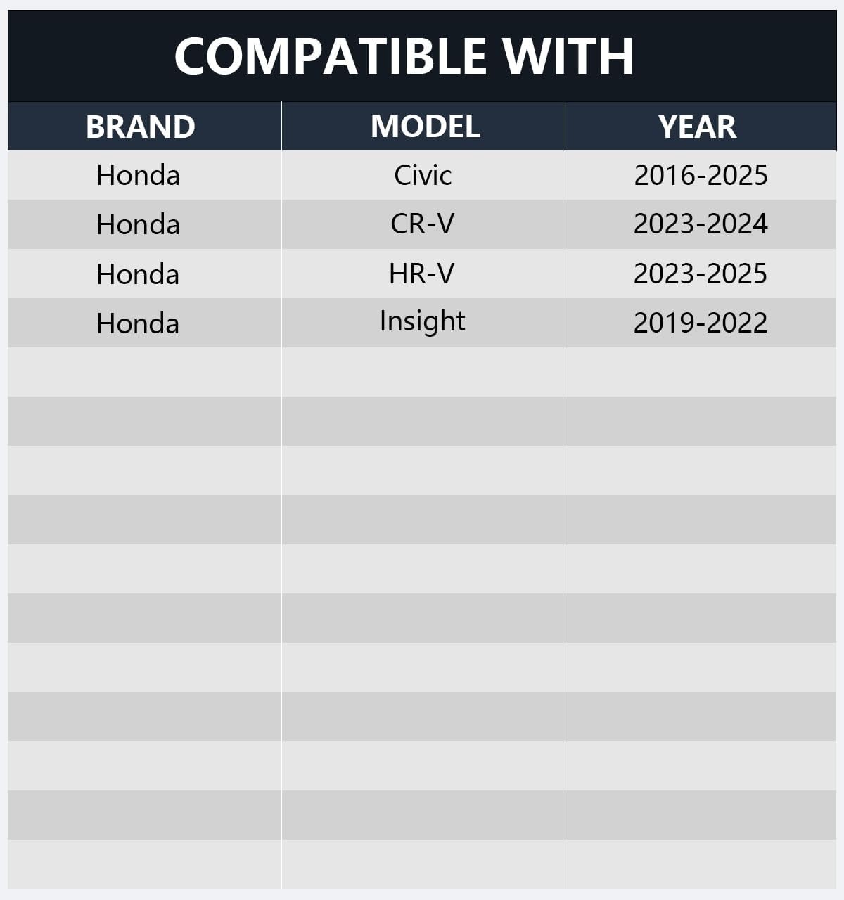 Car Horn with 1 to 2 Connector Converter, with Honda CR-V 2023-2024, Civic 20…