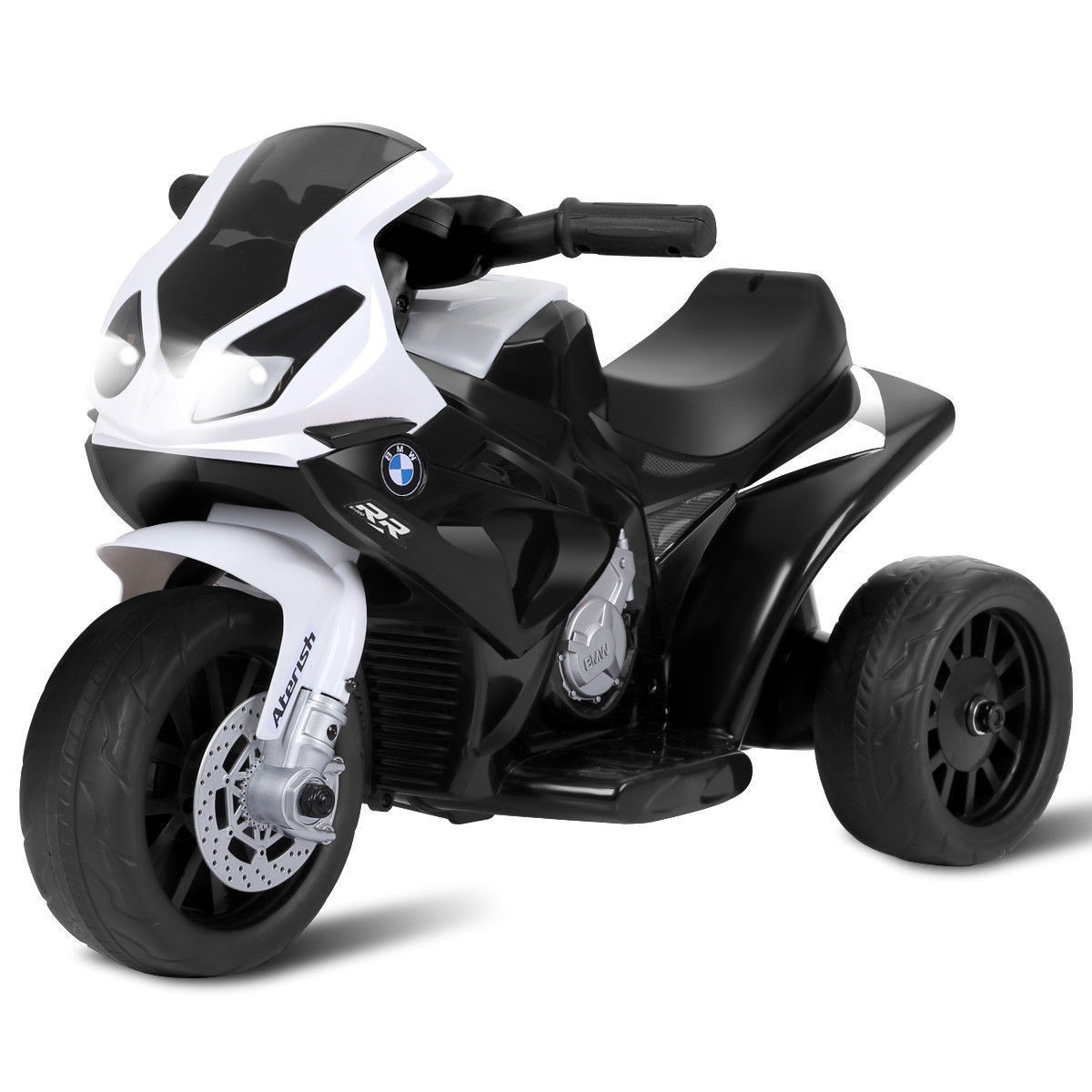 Kids Ride On Motorcycle BMW Licensed 6V Electric 3 Wheels Bicycle w/ Music Black