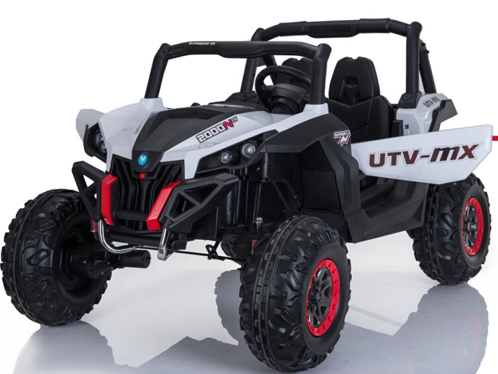 Electric UTV Kids Ride On 12V Battery Powered 4WD Utility Vehicle 2-Seater Car