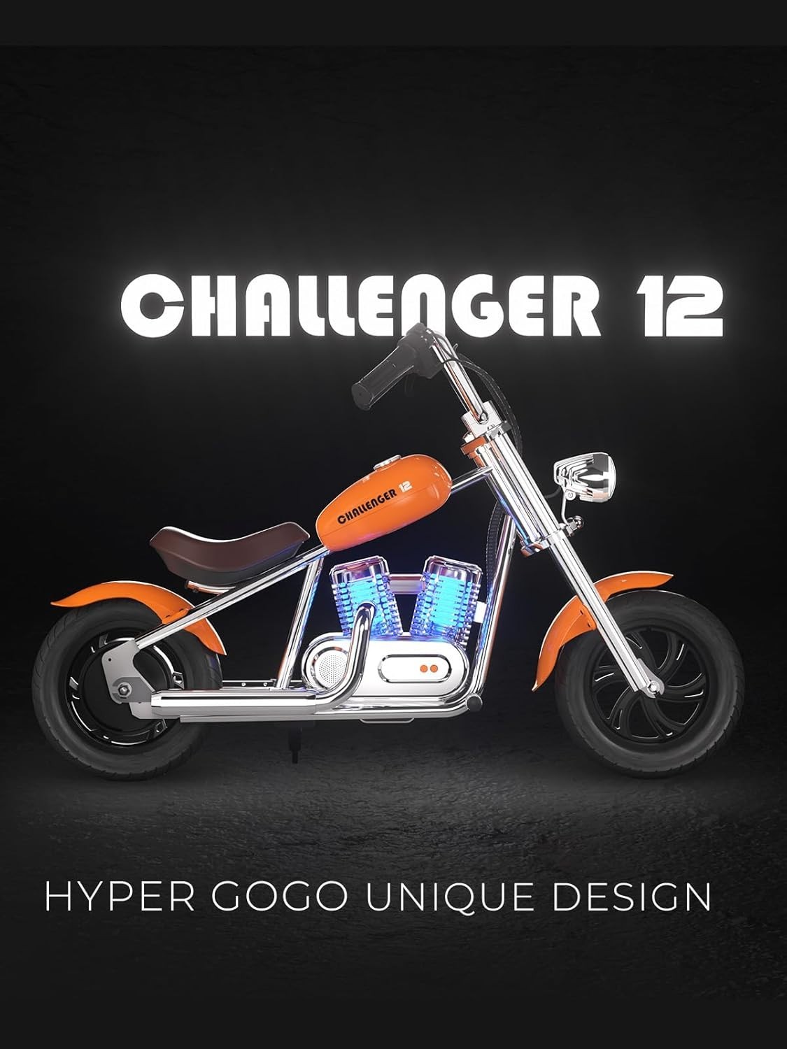 HYPER GOGO Challenger 12 Plus with APP 160W Kids Electric Motorbike 6 Years +