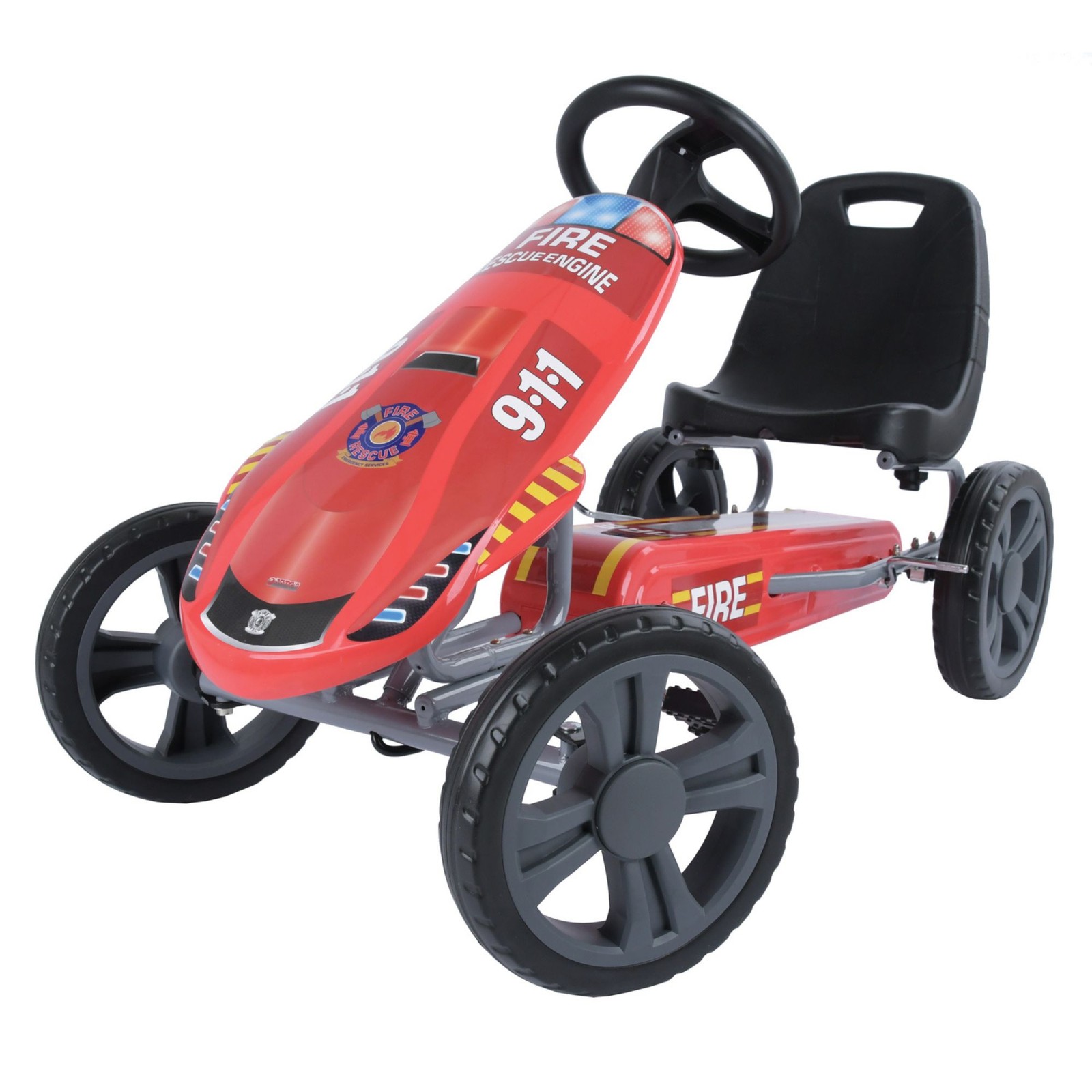 hauck Speedster Pedal Go Kart with Bucket Seat for Kids Ages 4 to 8 (For Parts)