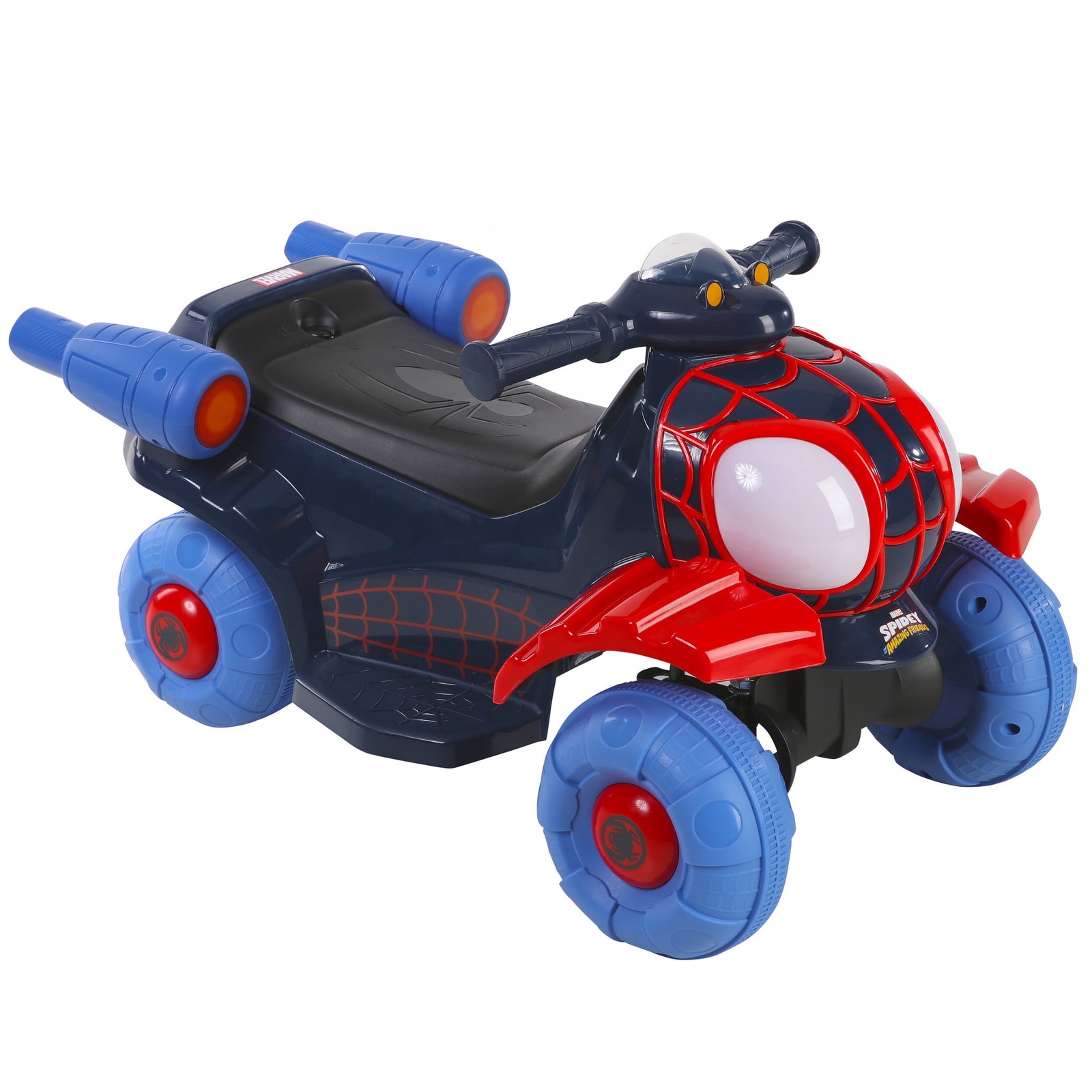 Marvel Spider Man 6V Electric Ride On Quad ATV Toddler Car Toy Ages 1 To 3 New