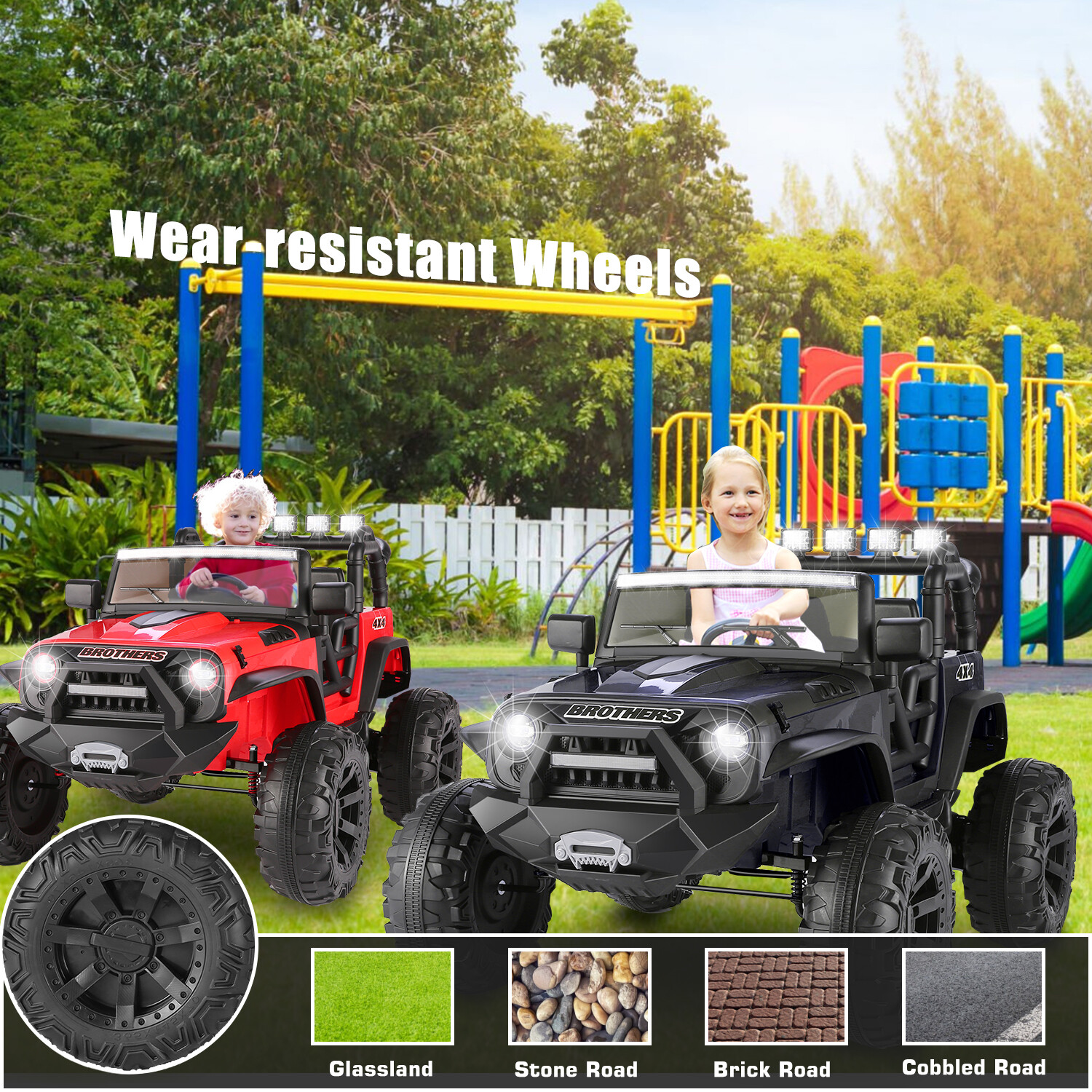 Kids Ride On Car SUV Truck Kids Electric Vehicles Toy 12V 24V Battery Powered