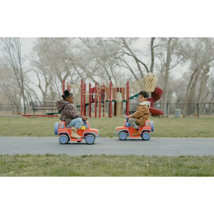 2-Pack Bluey 6V Ride On Car for Kids with Sound Effects & Music – USED