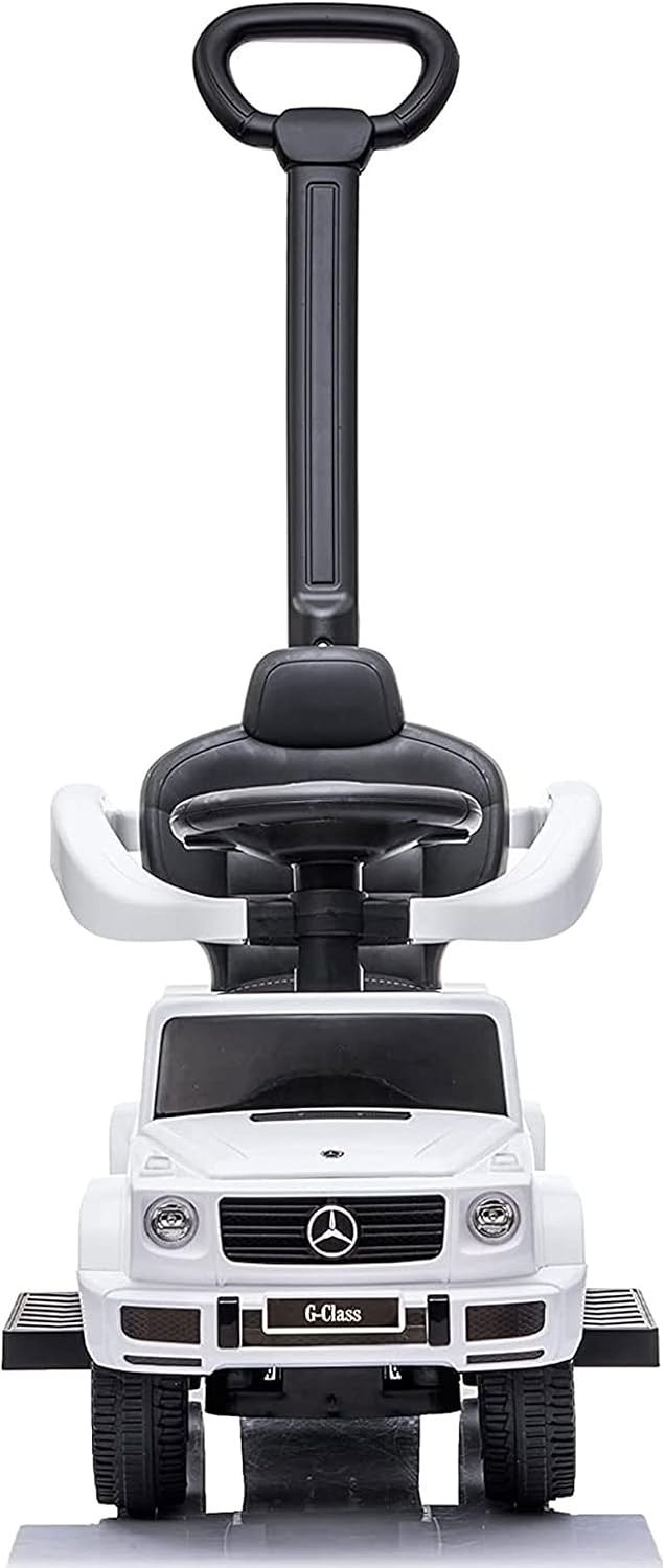 Sturdy Kids Push Car with Backrest Safety Bar for Toddlers 1 to 3