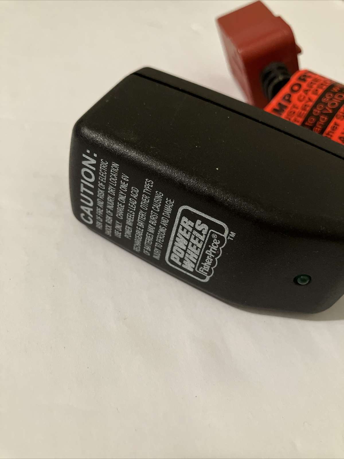 Fisher Price, Power Wheels, 6 Volt Red Battery Charger, 00801-1481