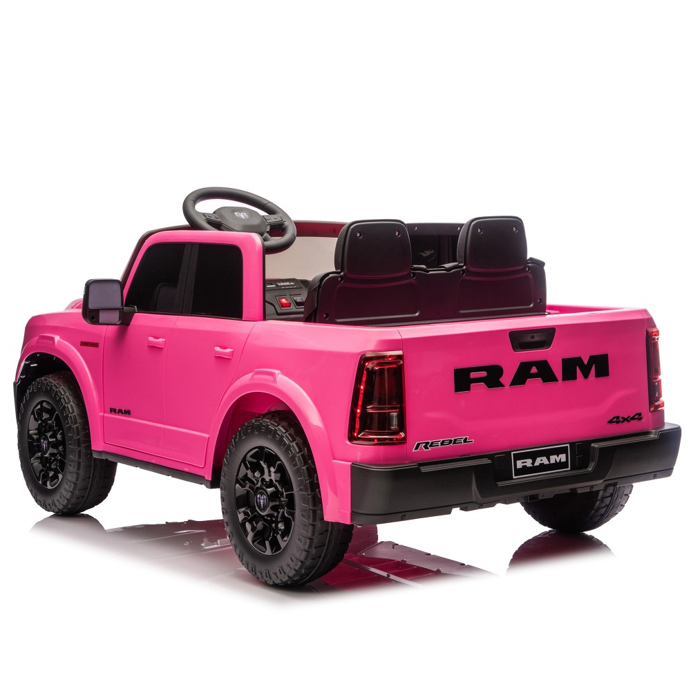 Official Licensed Dodge RAM Ride On Truck with Bluetooth Music USB Port Storage