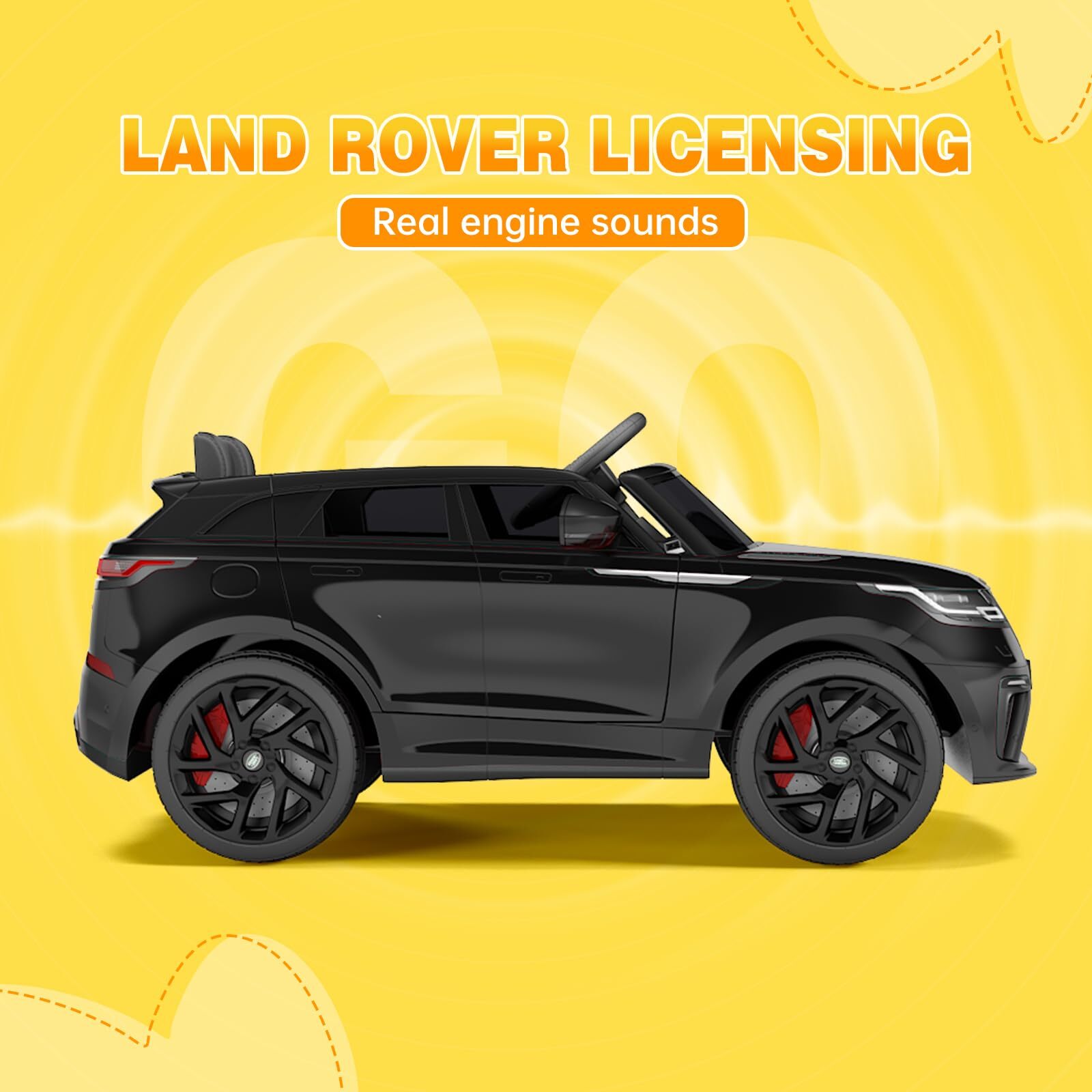 12V Ride On Toys for Kids 3-8 with Mp3 Player Rocking Electric Car with Remote