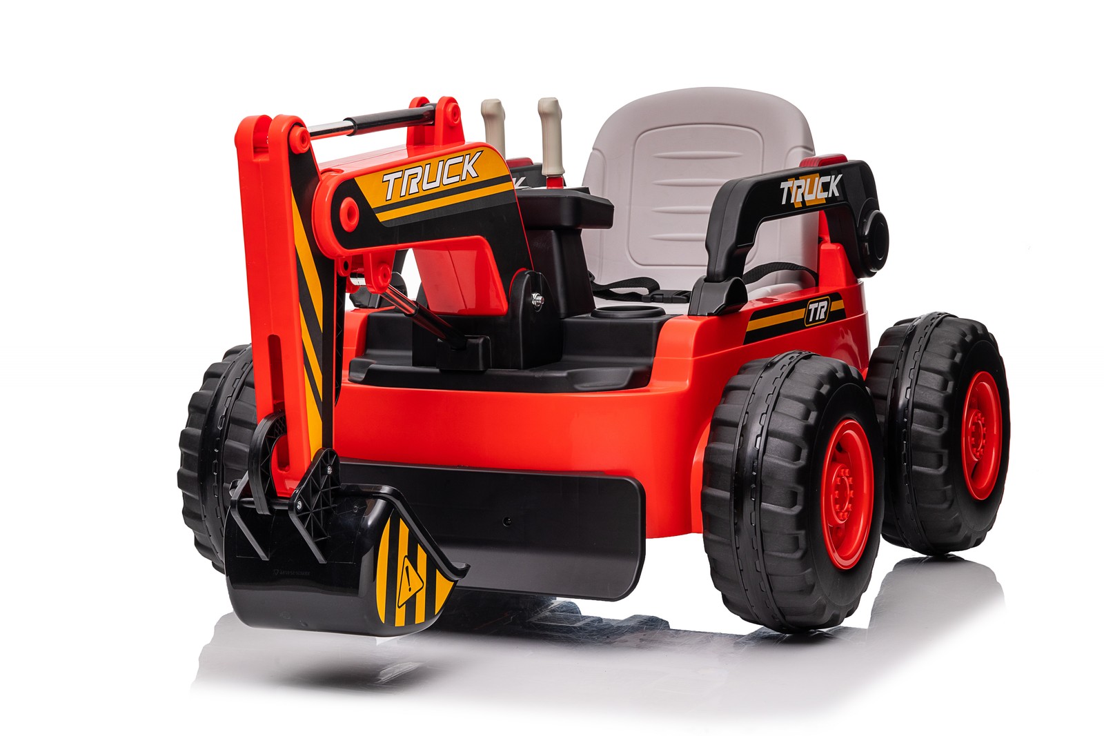12V 10AH Electric Toy Excavator 4WD Battery Powered Sand Digger w/Remote Control
