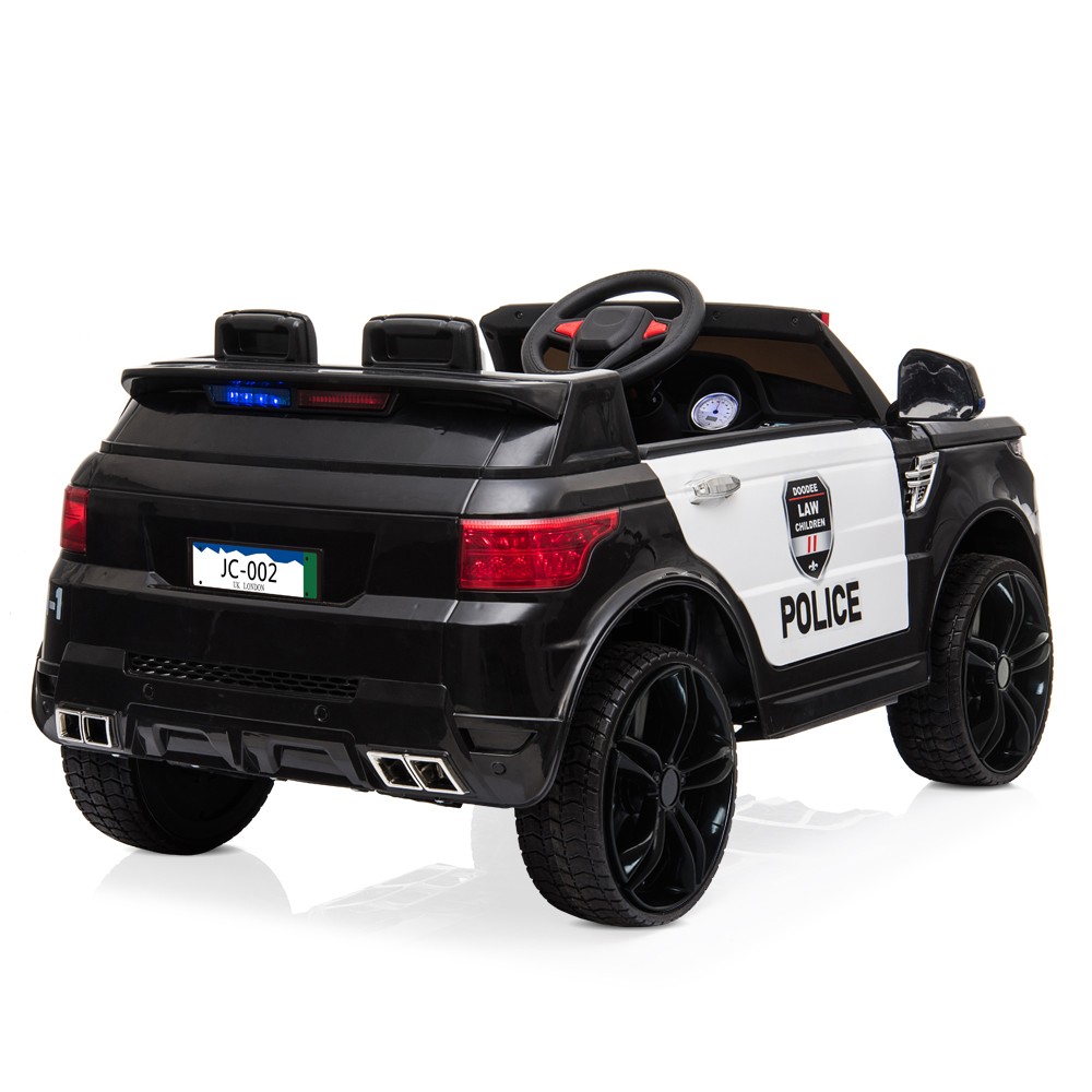 12V Kids Police Ride On SUV Car Toy Xmas Gift 3 Speed Light Music Remote US SHIP