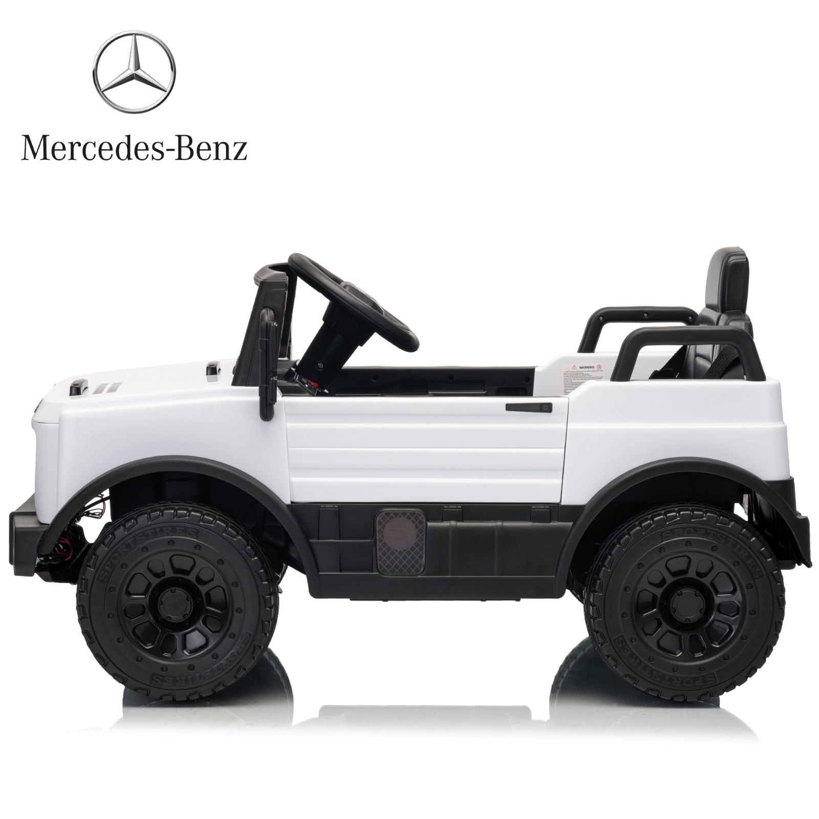 Mercedes Licensed 12V Ride on Toy Electric Car Age for 1-4 w/ Parent Remote MP3